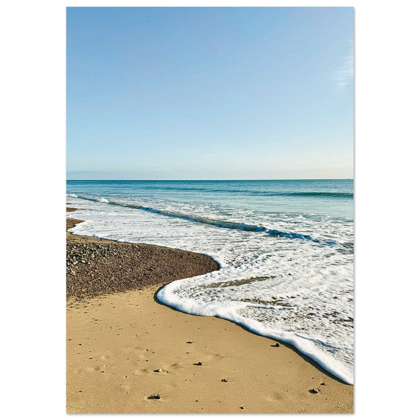 Scratby Beach, Norfolk, UK Poster 21x29.7 cm 8x12" No Border