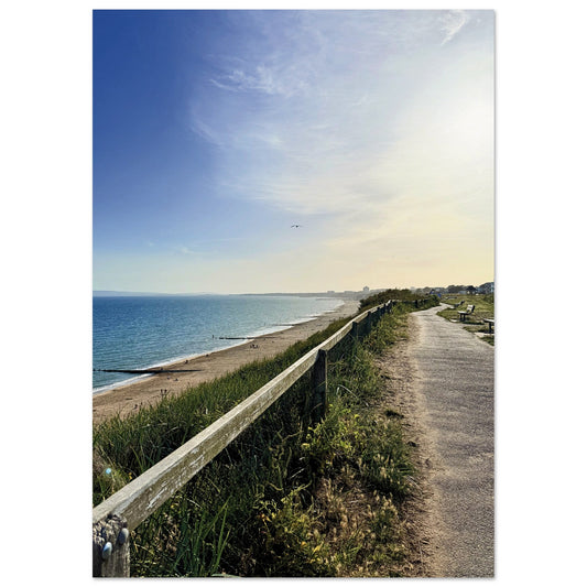 Southbourne Beach Bournemouth, UK Poster A2 (42 x 59.4 cm) No Border