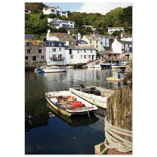 Polperro Cornwall, UK Poster 21x29.7 cm 8x12" No Border