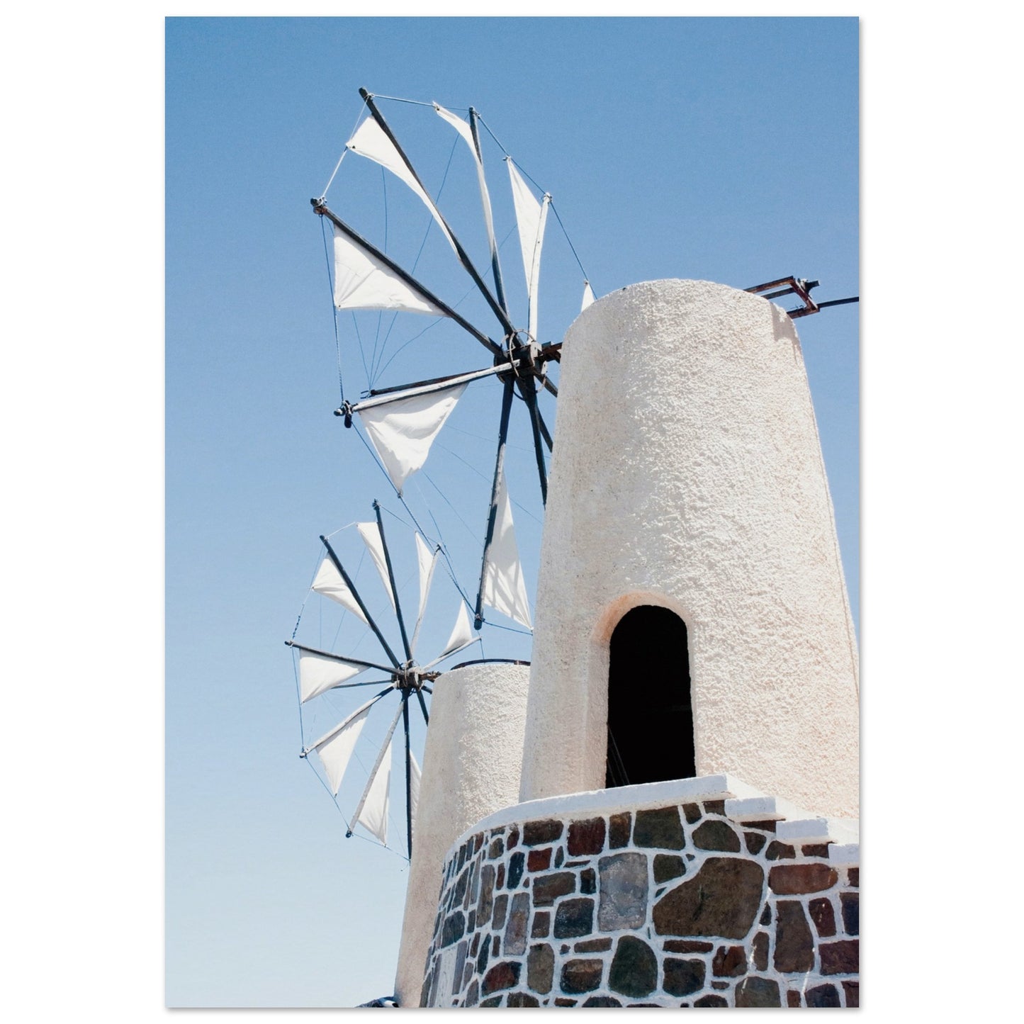 Mykonos Windmill Poster