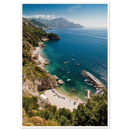 Tyrrhenian Sea, Amalfi Coast, Italy Poster A1 (59.4 x 84.1 cm) Border