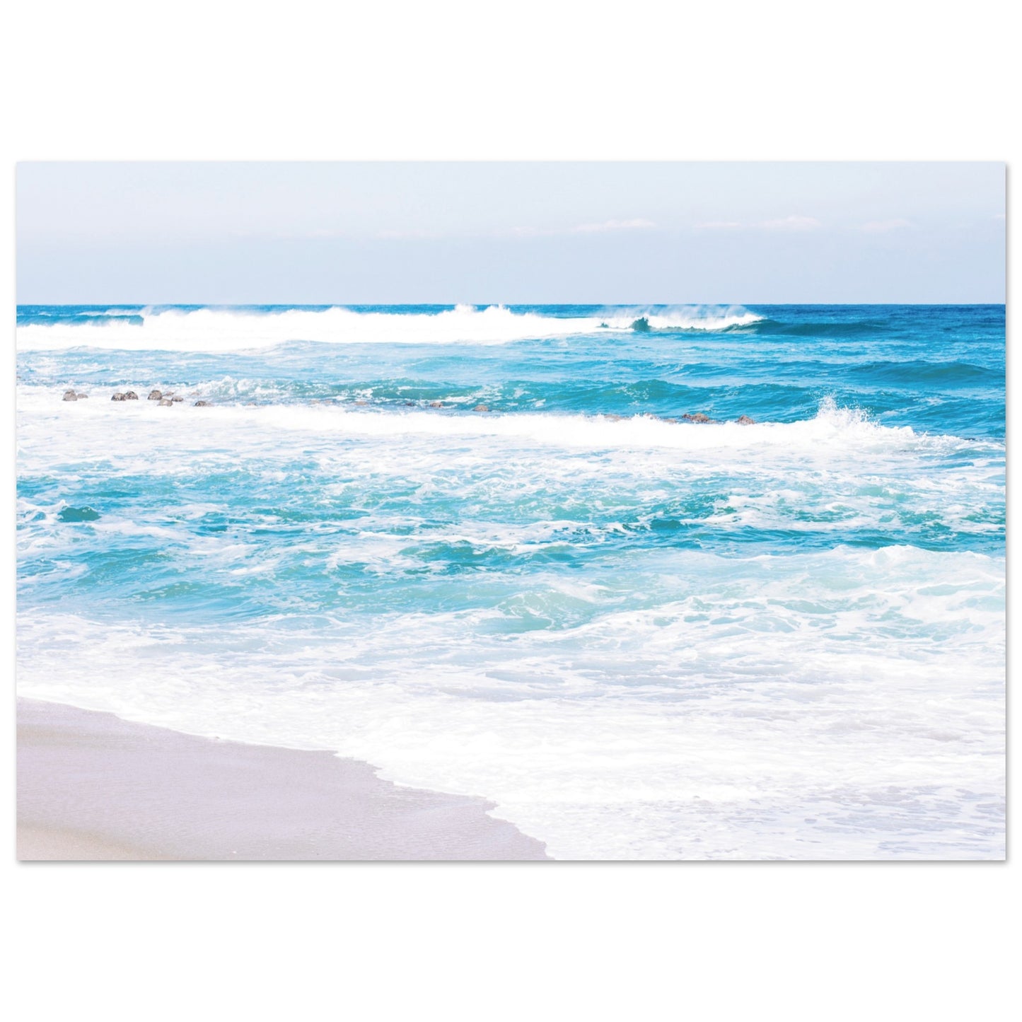 Winter Ocean Seascape Print A1 (59.4 x 84.1 cm)