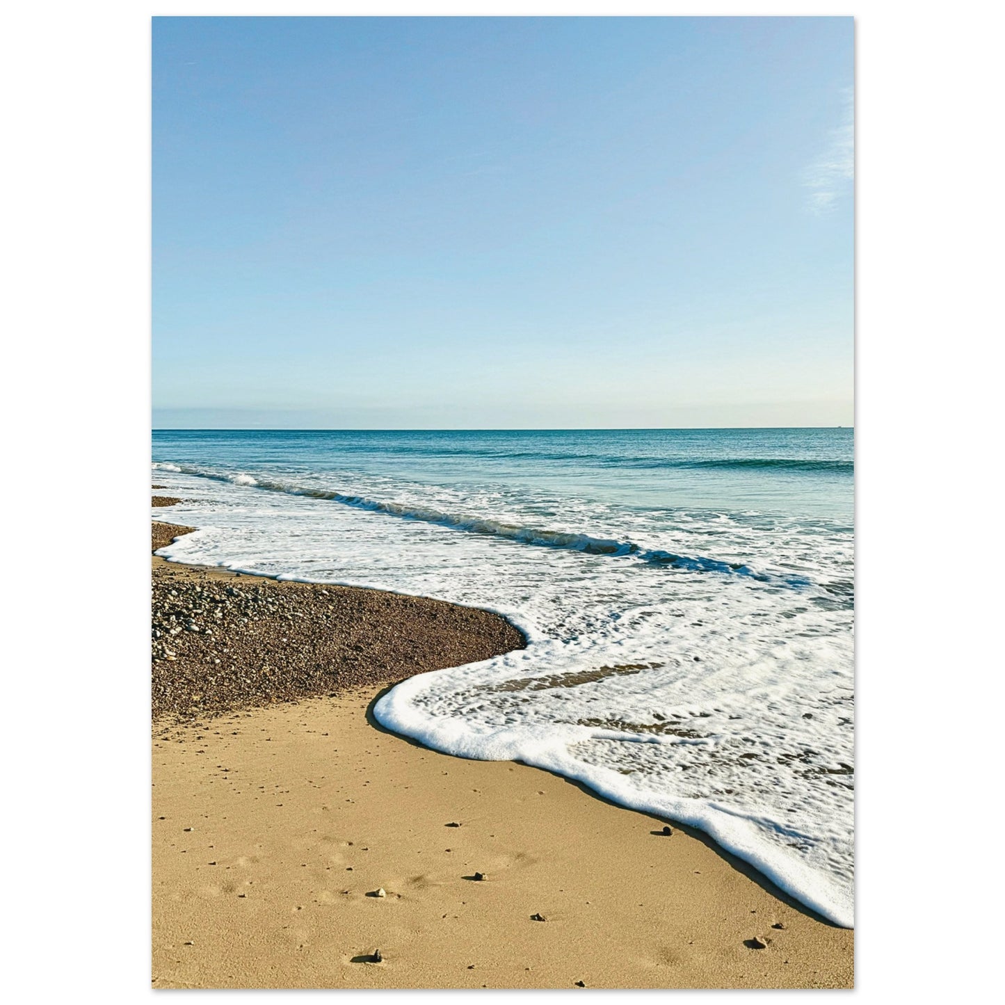 Scratby Beach, Norfolk, UK Poster 13x18 cm 5x7″ No Border