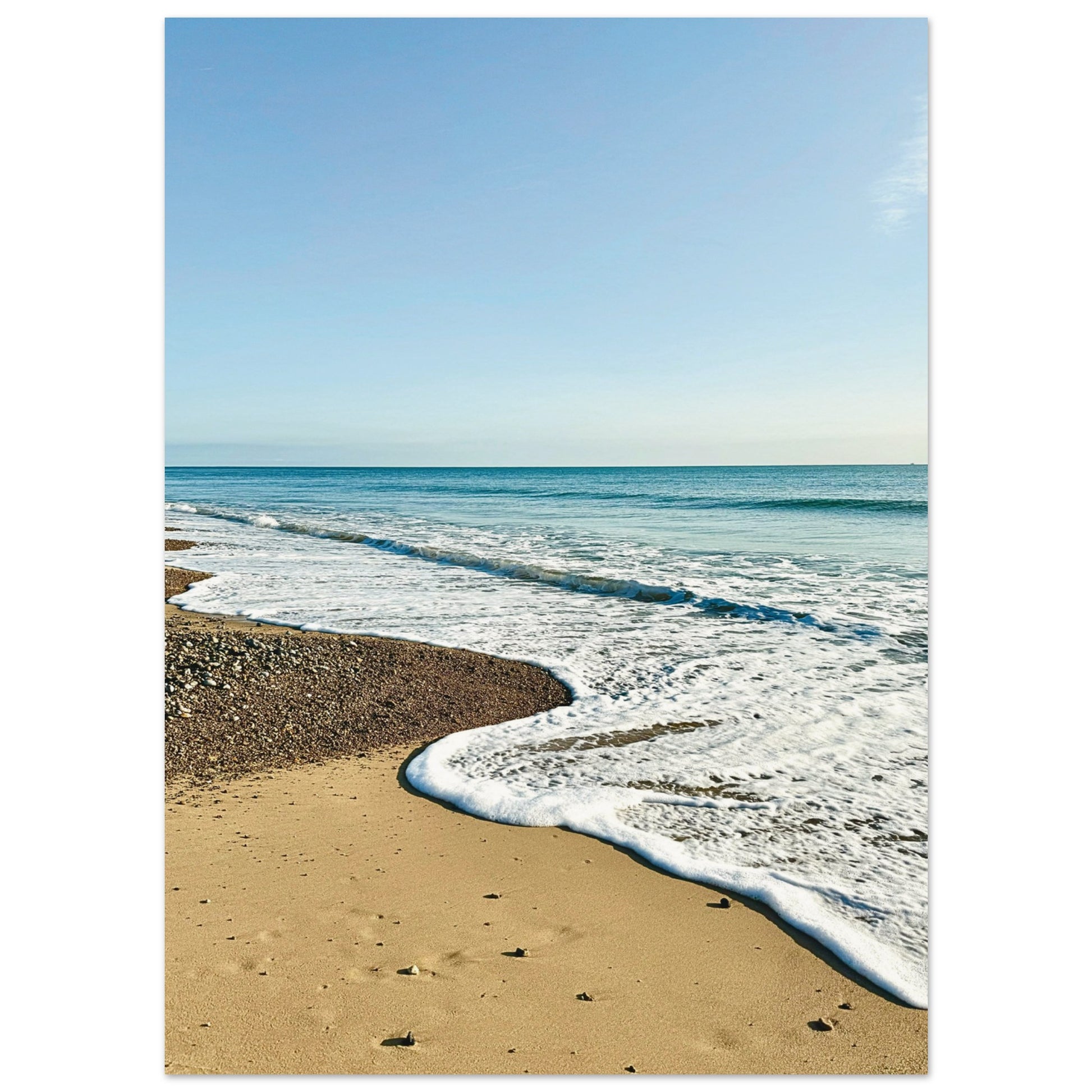 Scratby Beach, Norfolk, UK Poster 13x18 cm 5x7″ No Border
