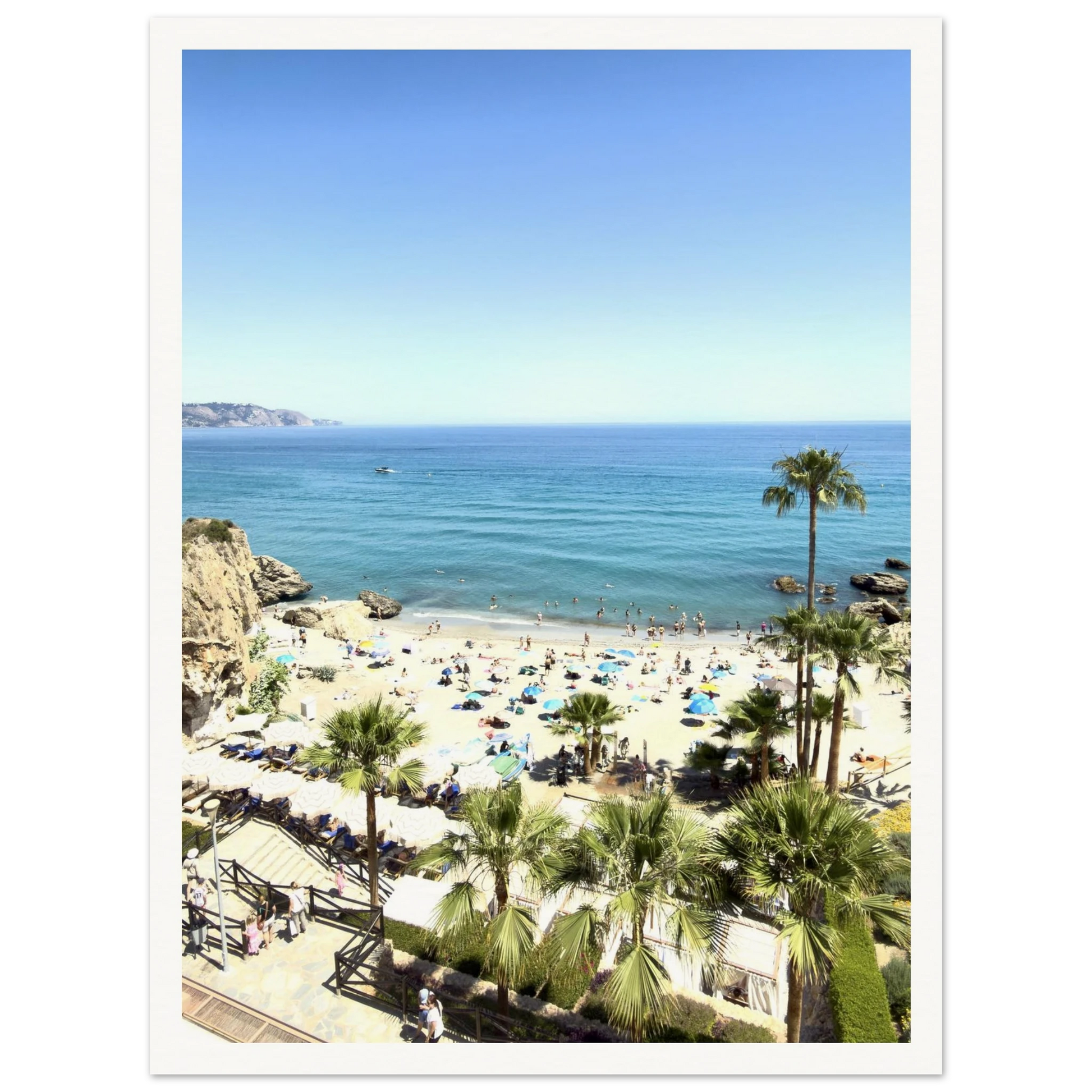 Calahonda Beach In Nerja Poster