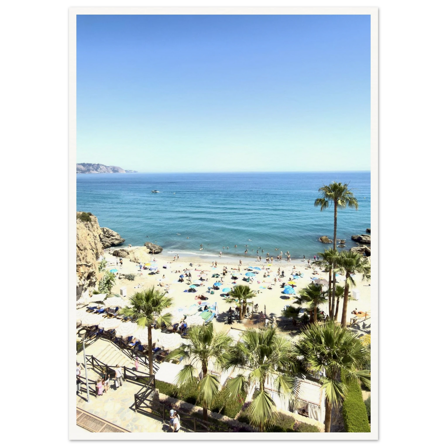 Calahonda Beach In Nerja Poster