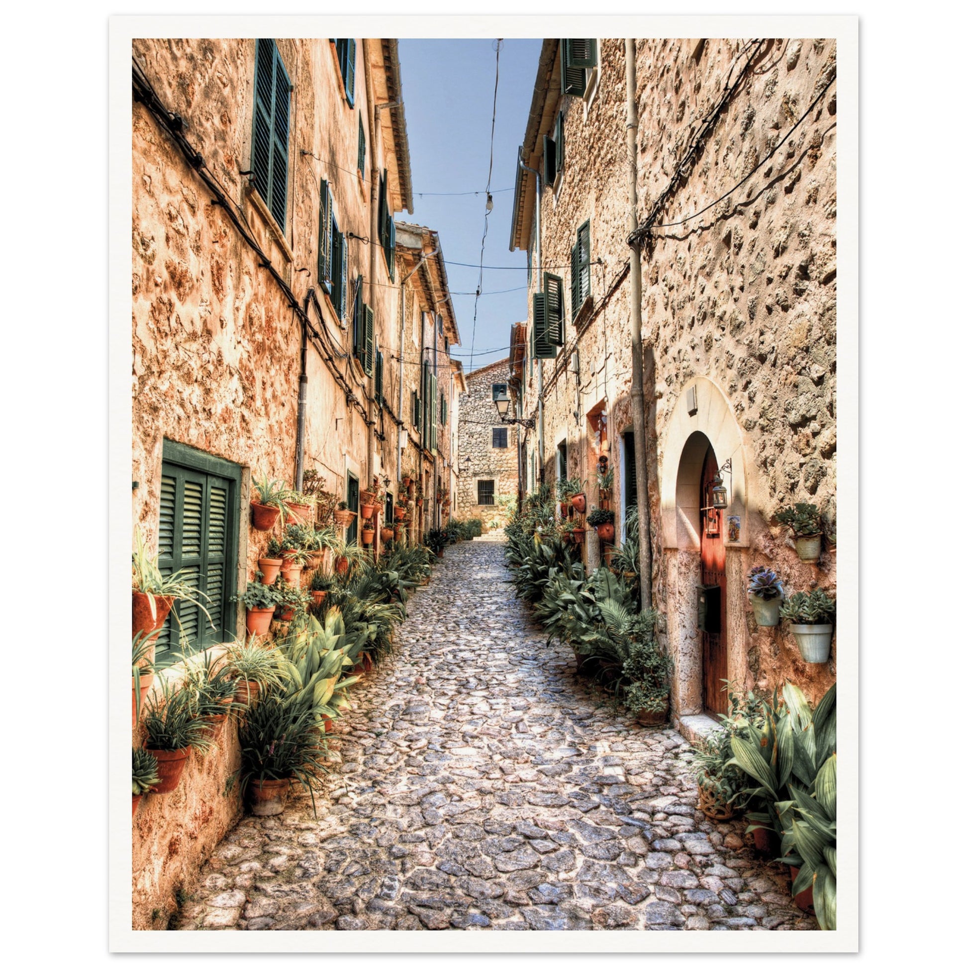 Valldemossa Hill Top Village Majorca Poster