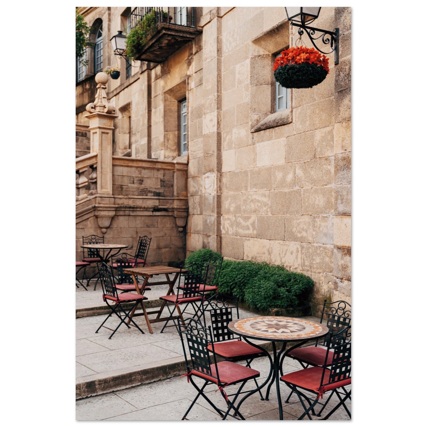Barcelona Cafe Poster 60x90 cm 24x36″ No Border