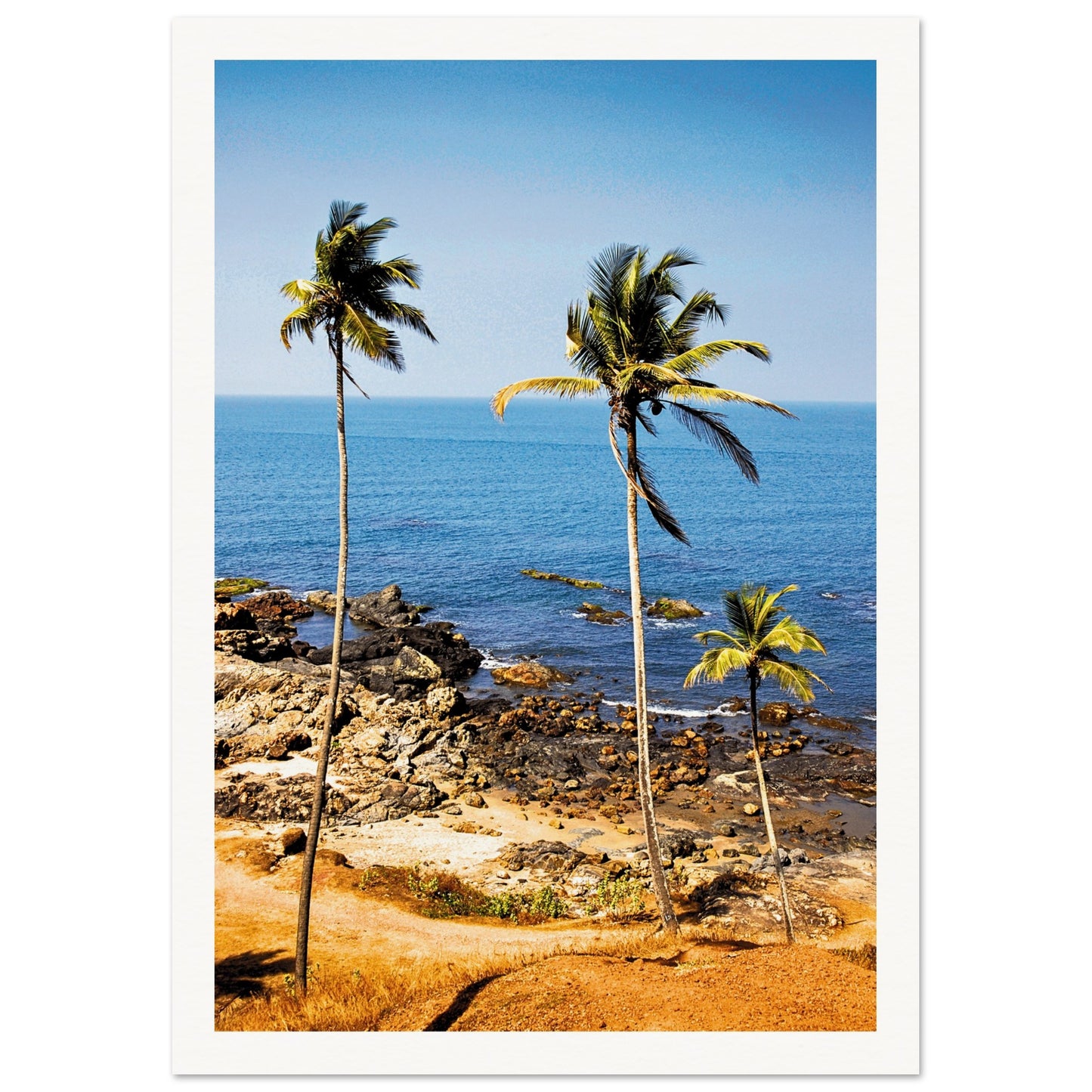 Golden Sands of Goa Poster 21x29.7 cm 8x12" Border