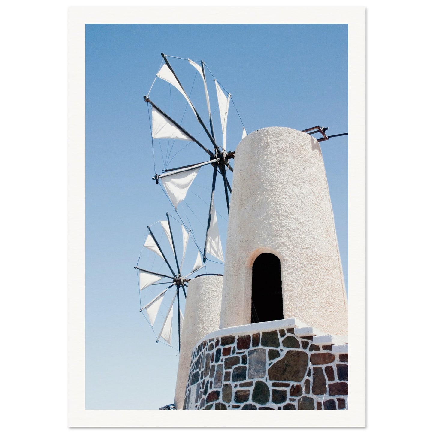 Mykonos Windmill Print