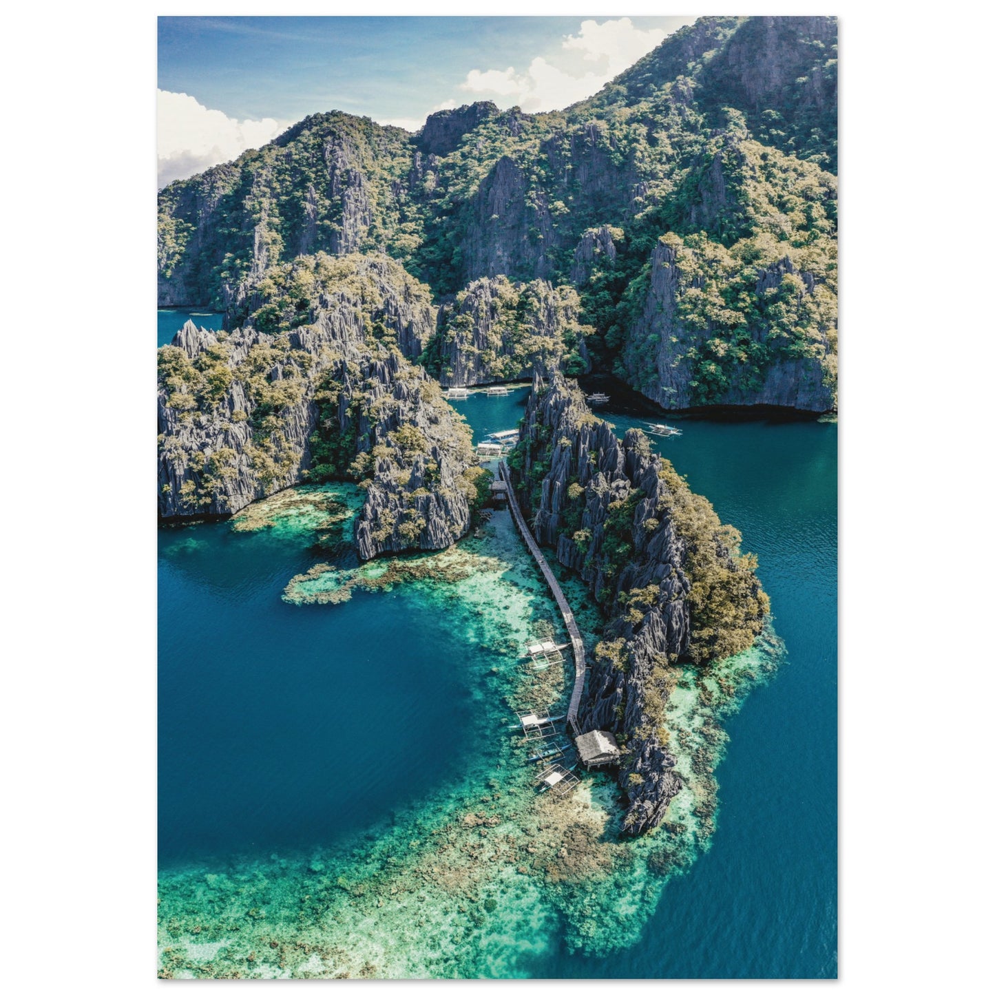Twin Lagoon, Coron Island, Philippines A1 (59.4 x 84.1 cm)