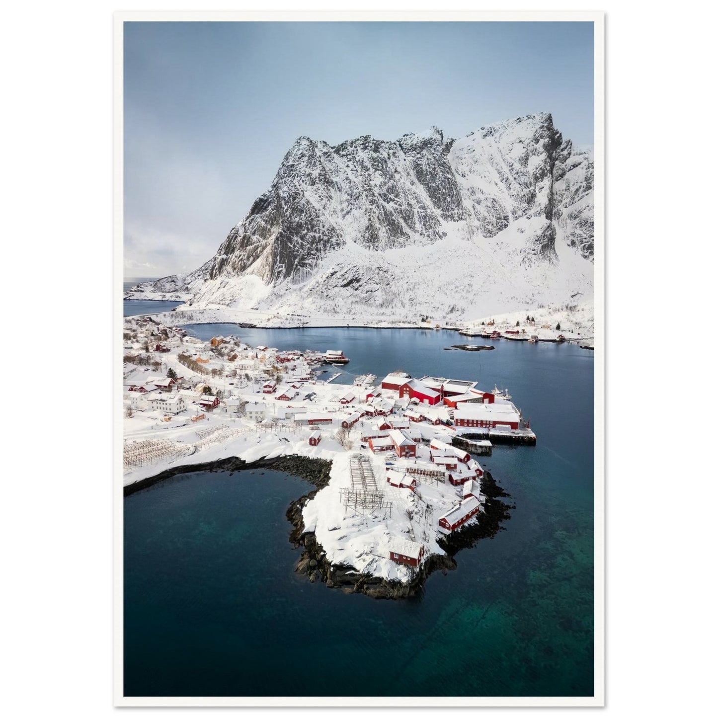 Lofoten Islands, Norway Poster A1 (59.4 x 84.1 cm) Border