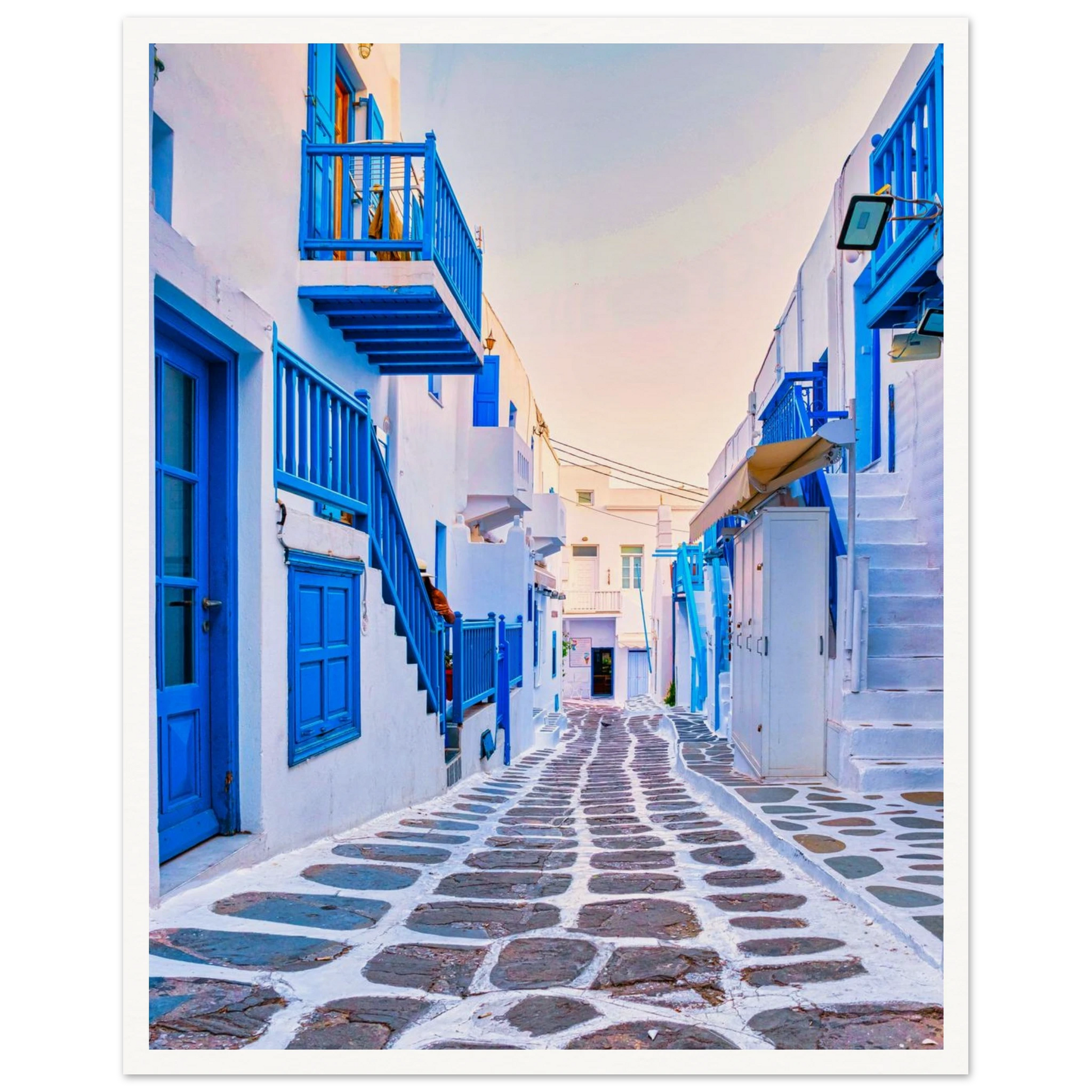Aegean Dream Blue Streets Poster