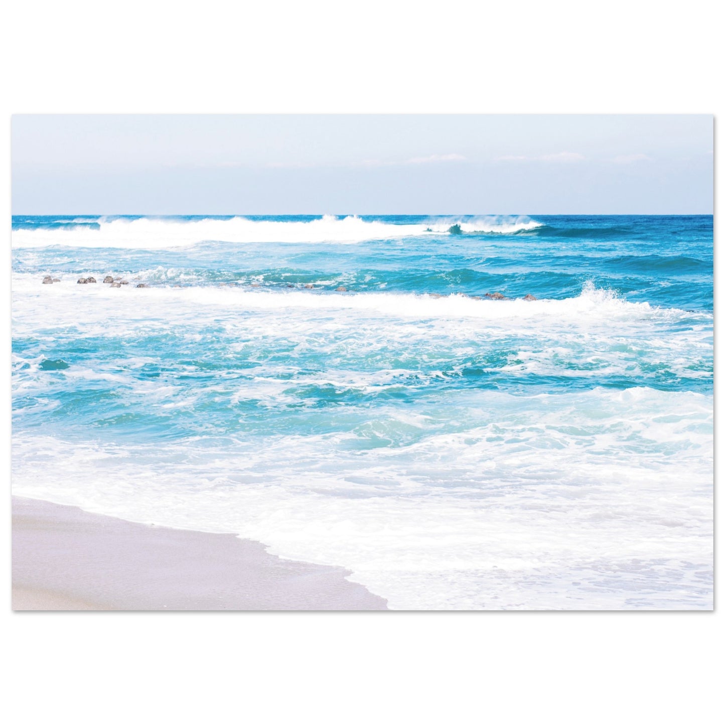 Winter Ocean Seascape Print A2 (42 x 59.4 cm)