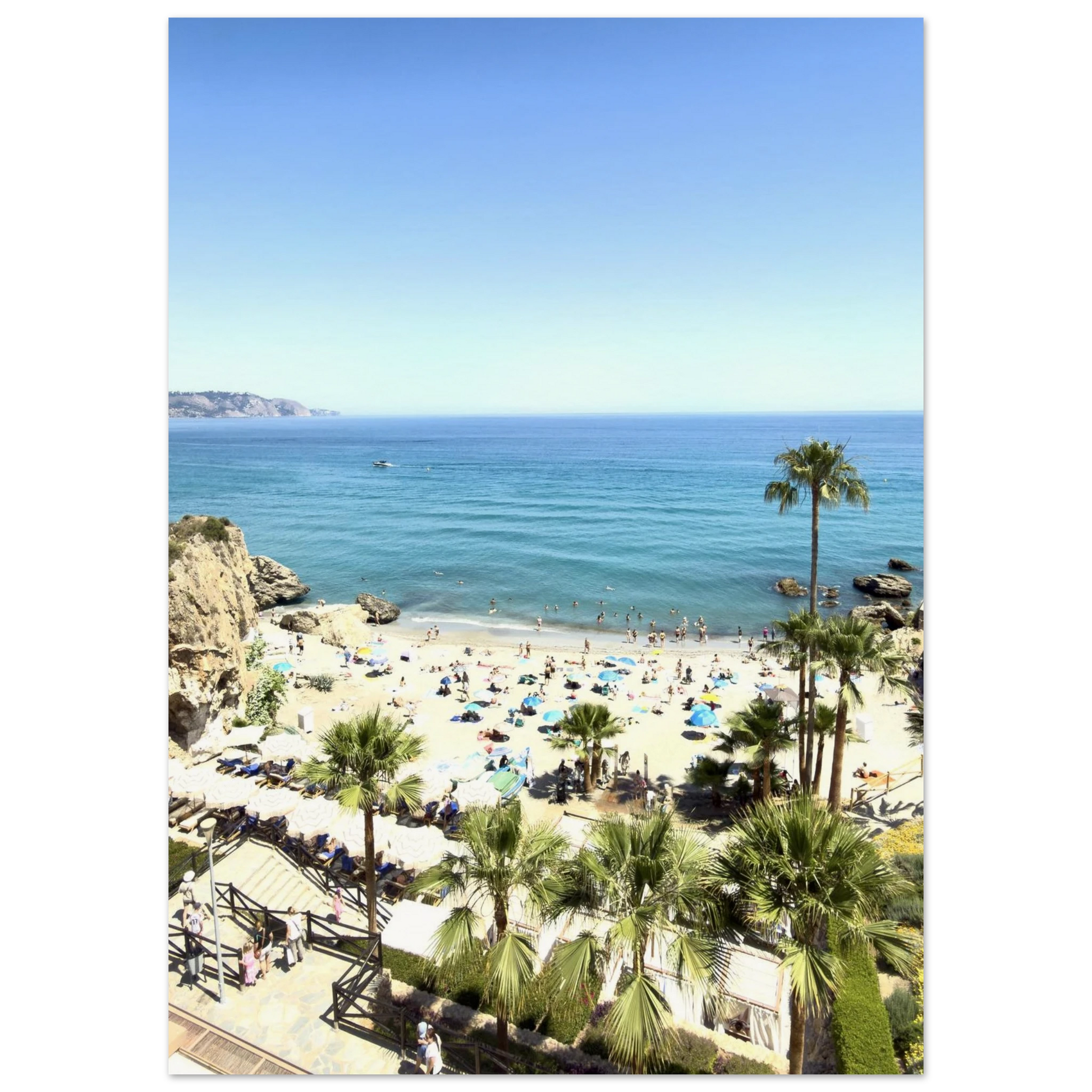 Calahonda Beach In Nerja Poster