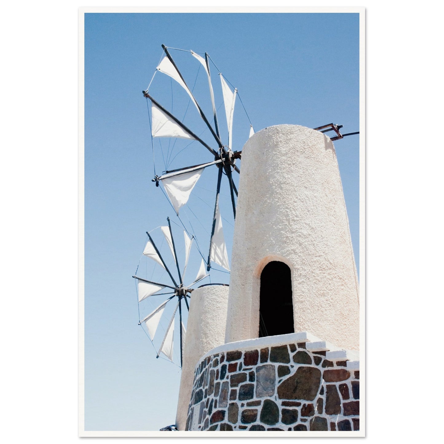 Mykonos Windmill Poster