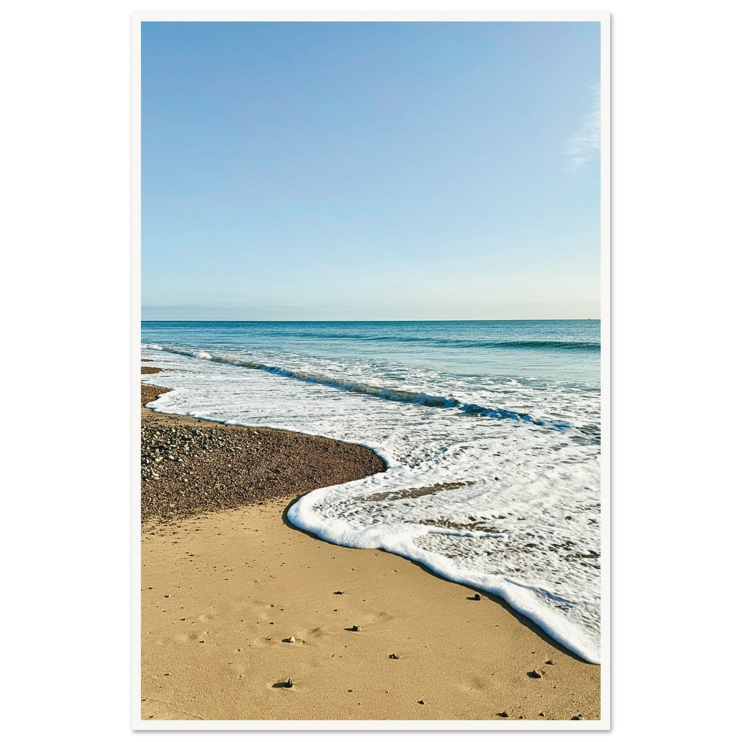 Scratby Beach, Norfolk, UK Poster 60x90 cm 24x36″ Border