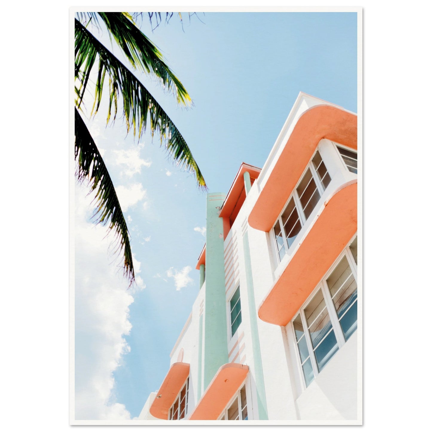 Miami Streets Poster 70x100 cm 28x40″ Border
