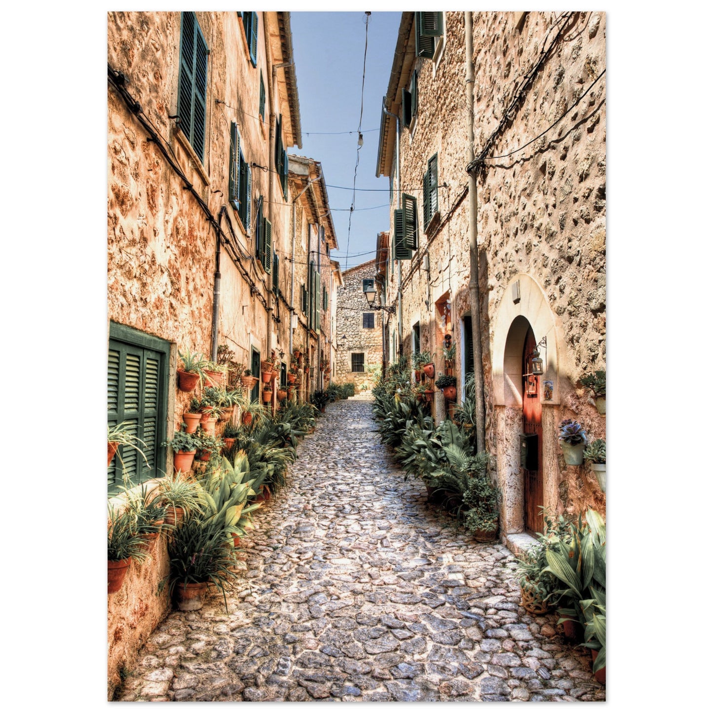Valldemossa Hill Top Village Majorca Poster