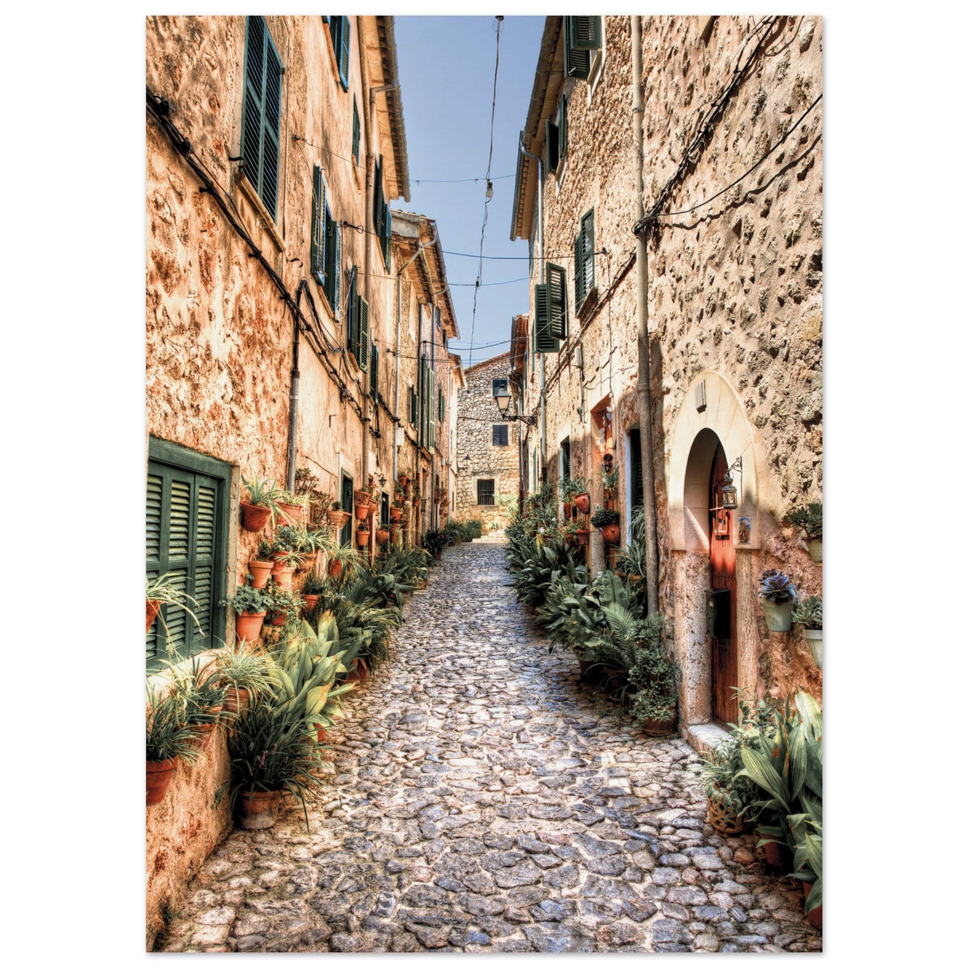 Valldemossa Hill Top Village Majorca Poster