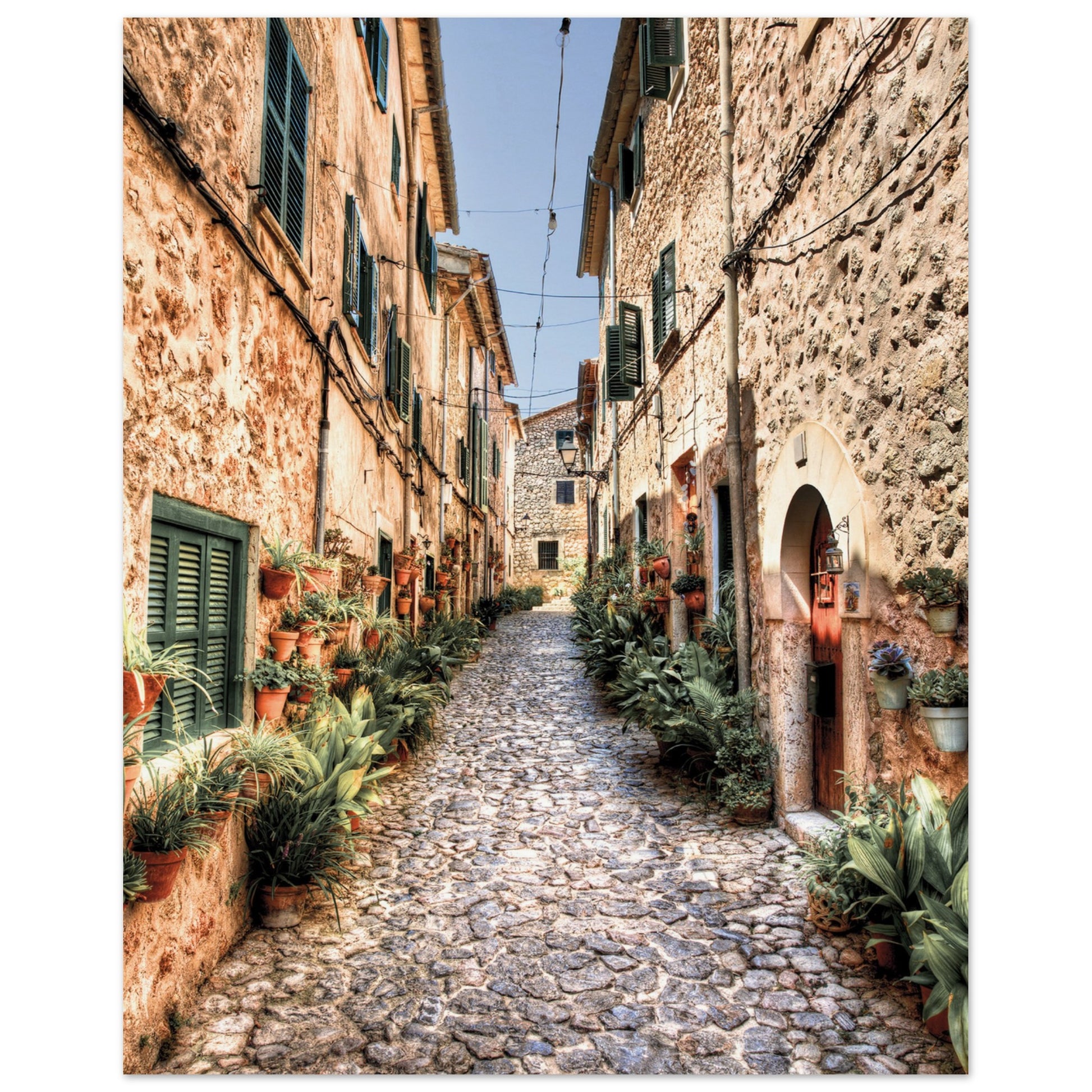 Valldemossa Hill Top Village Majorca Poster
