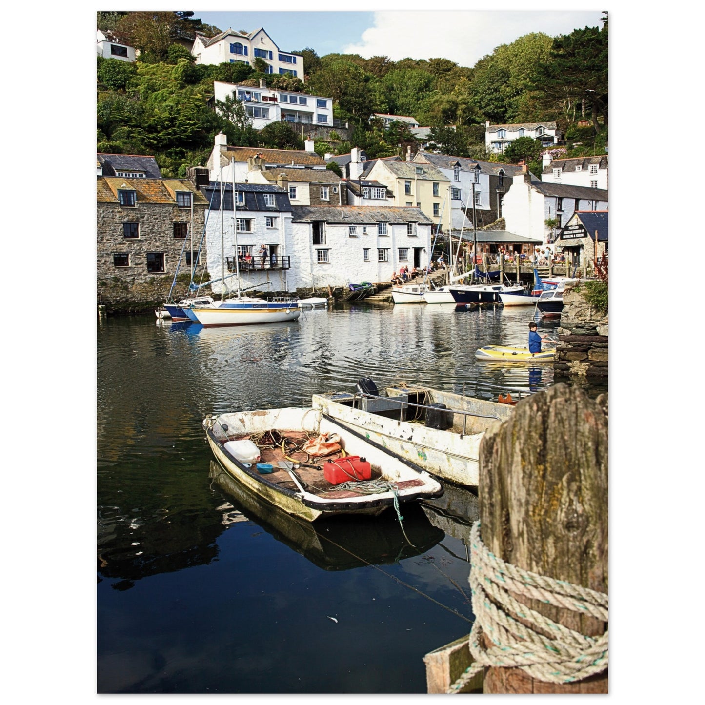 Polperro Cornwall, UK Poster 30x40 cm 12x16″ No Border