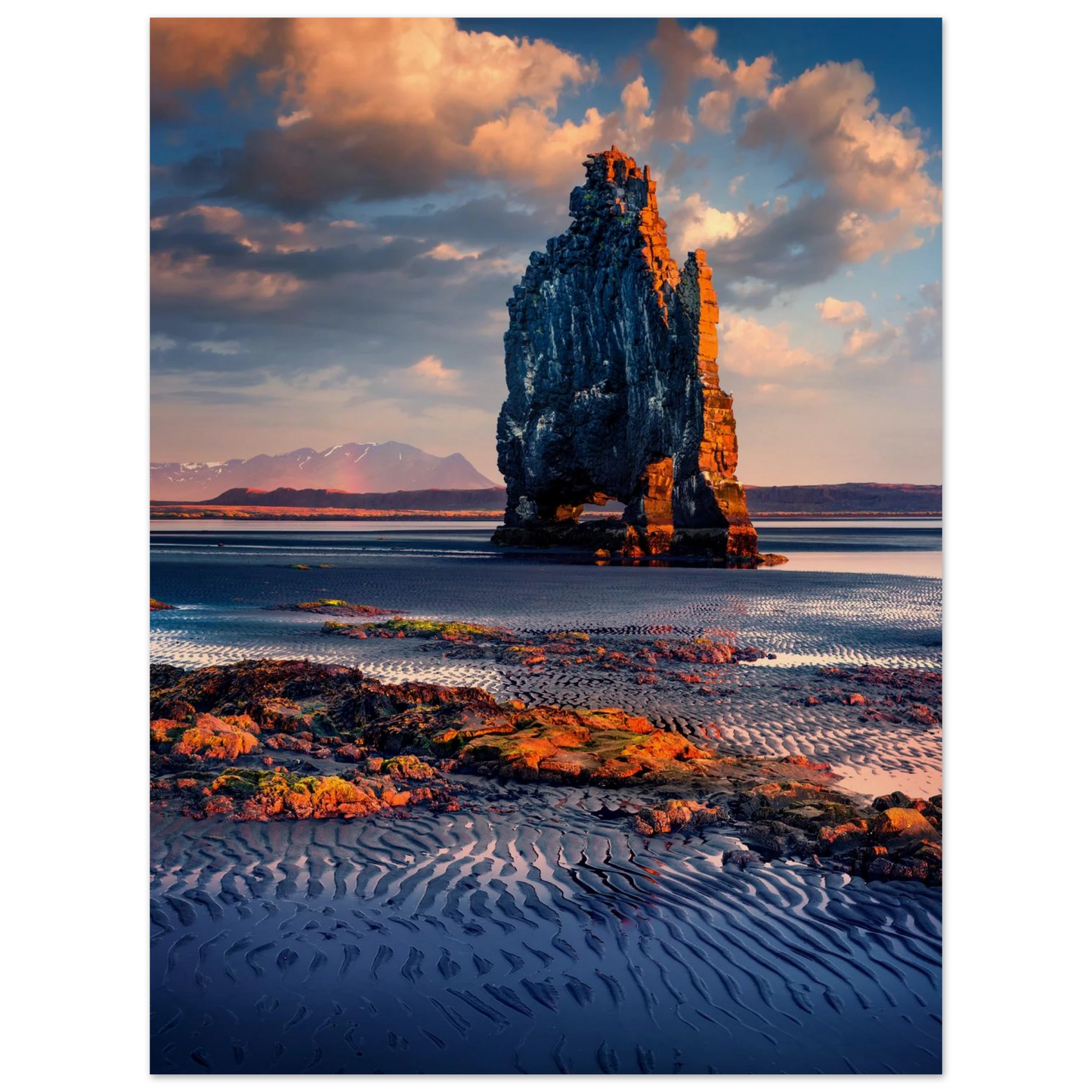 Icelandic Rock Poster 30x40 cm 12x16″ No Border