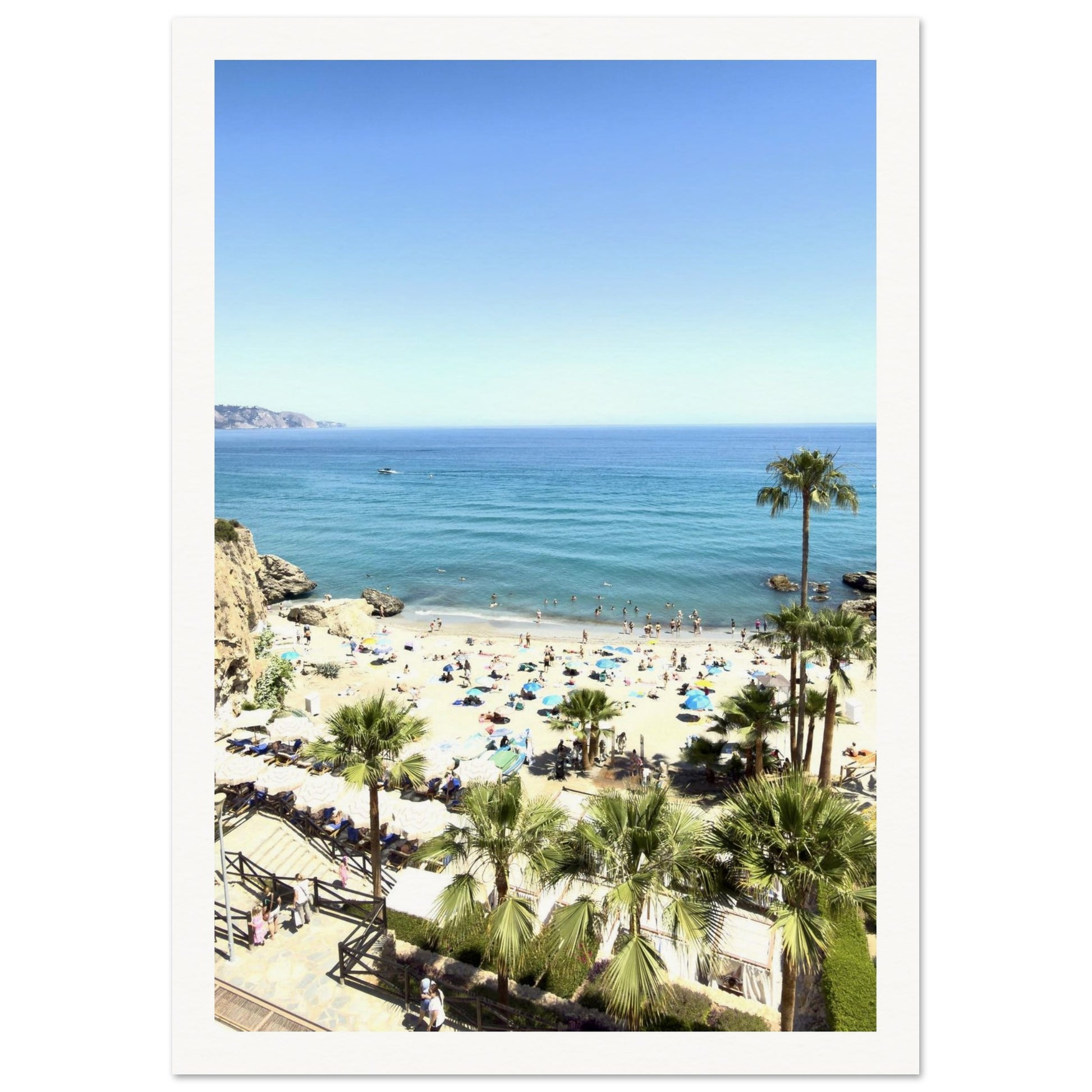 Calahonda Beach In Nerja Poster