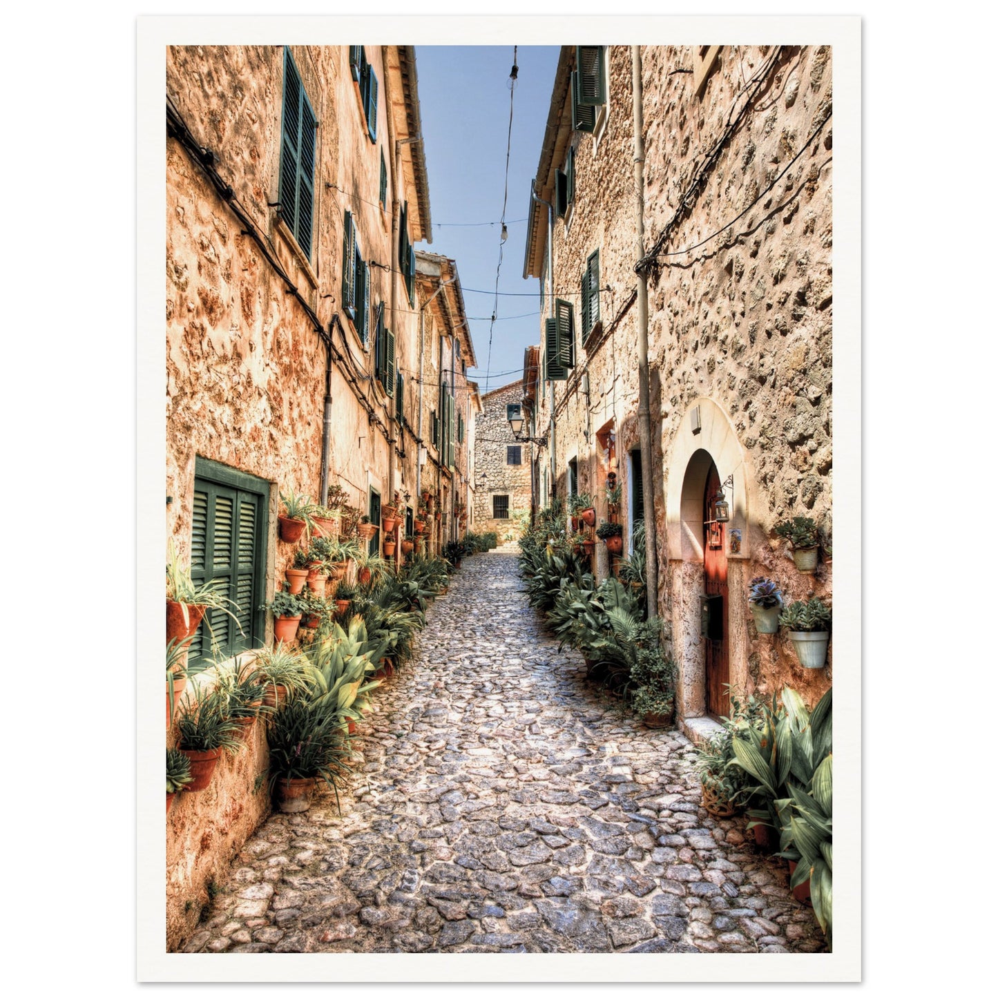 Valldemossa Hill Top Village Majorca Poster