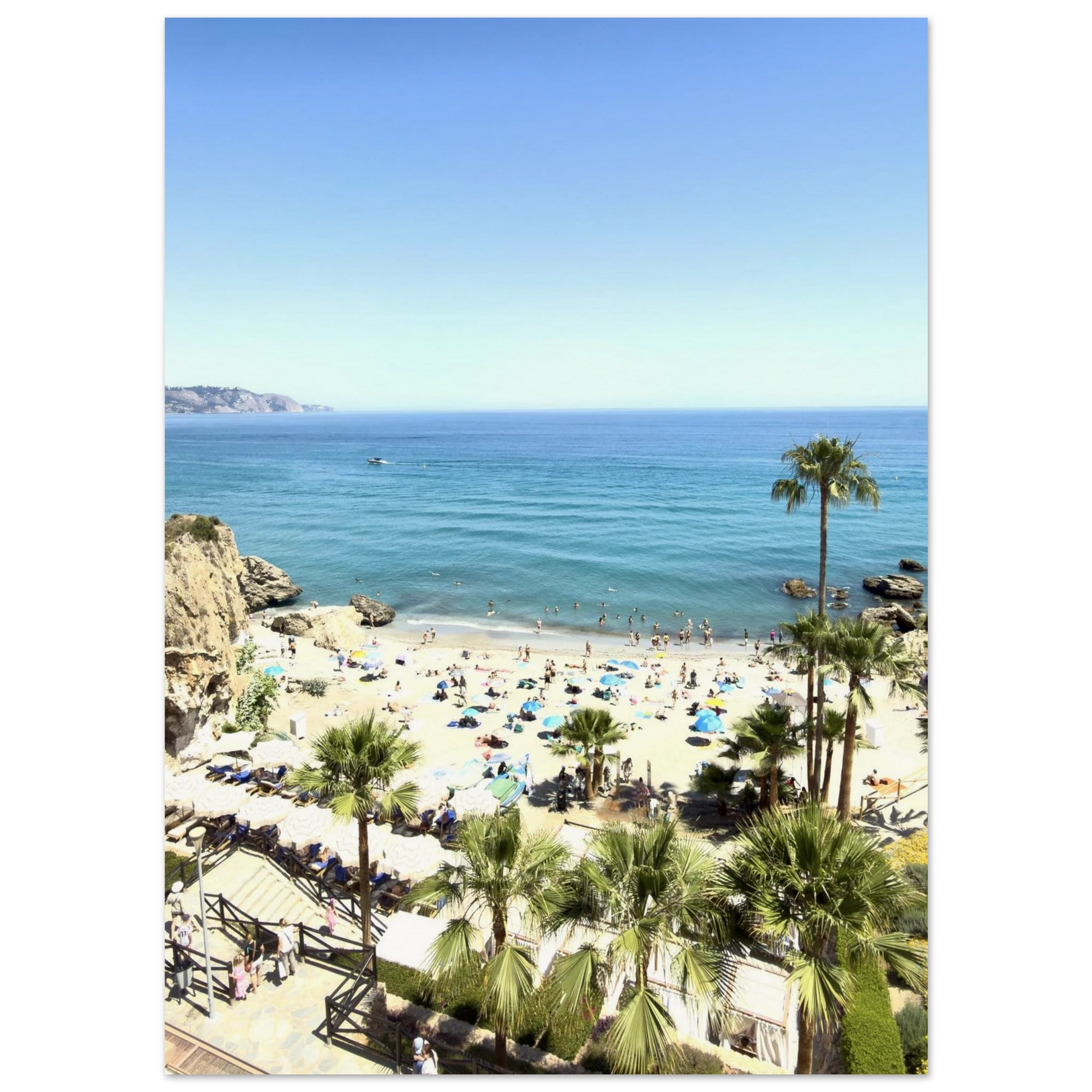 Calahonda Beach In Nerja Poster