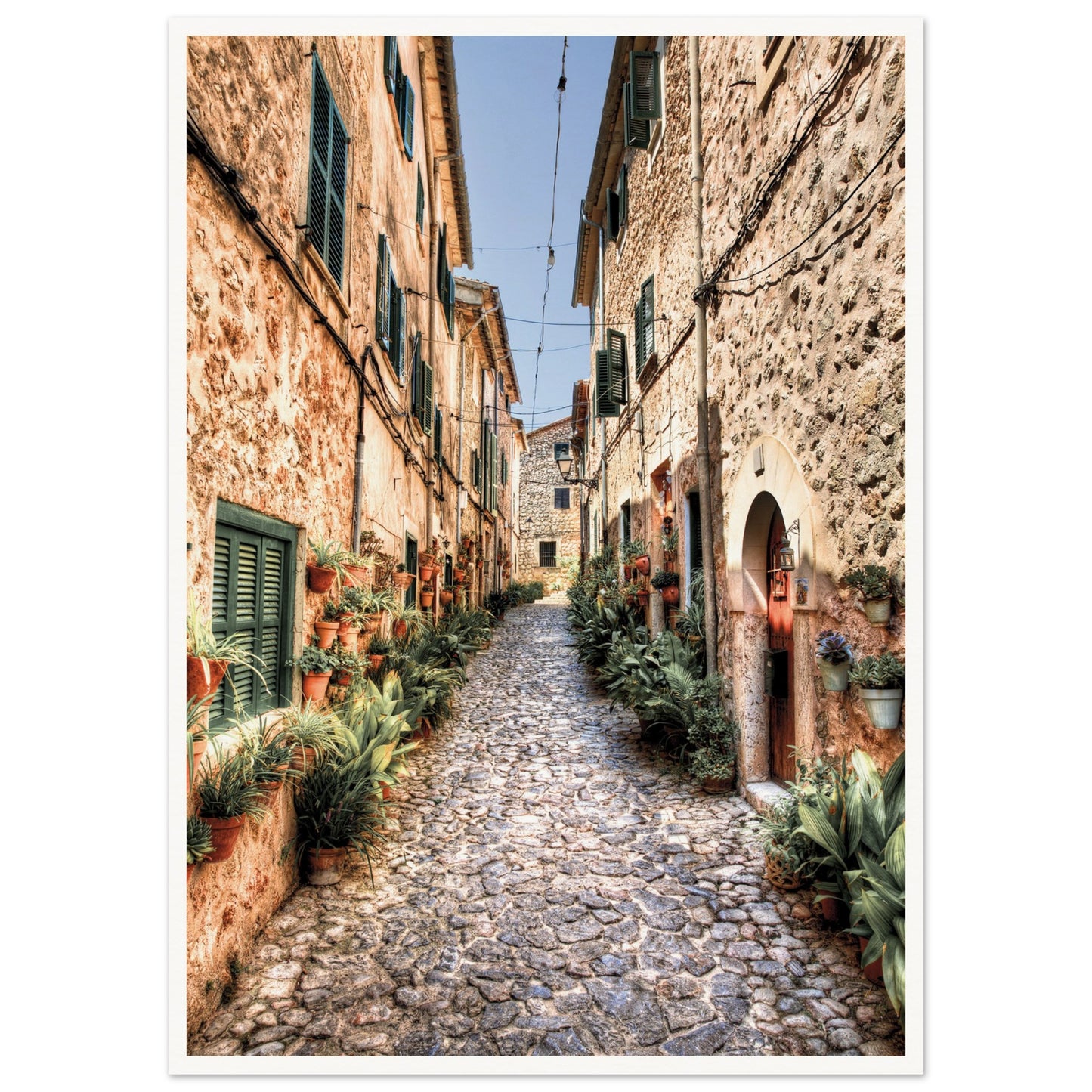 Valldemossa Hill Top Village Majorca Poster