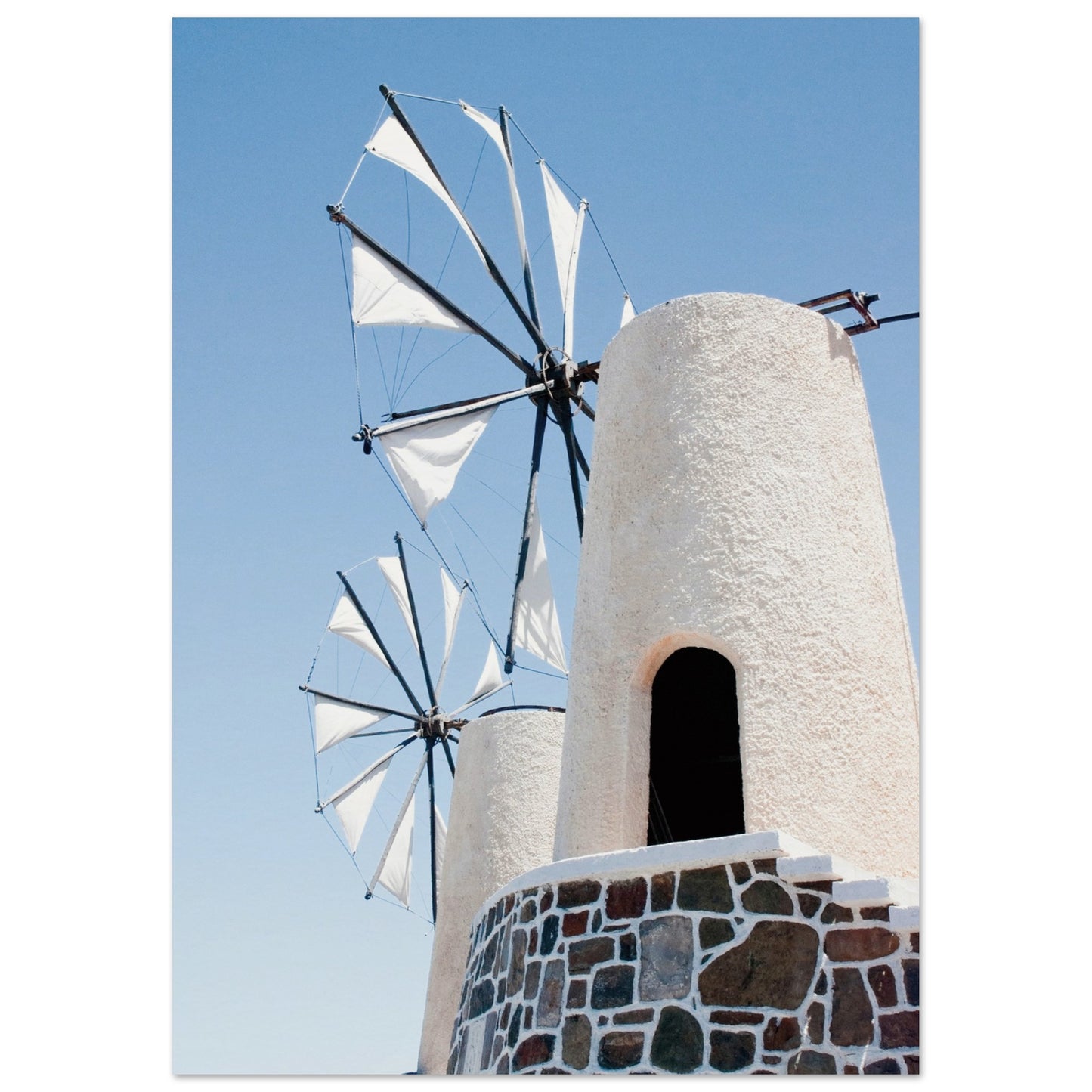 Mykonos Windmill Poster
