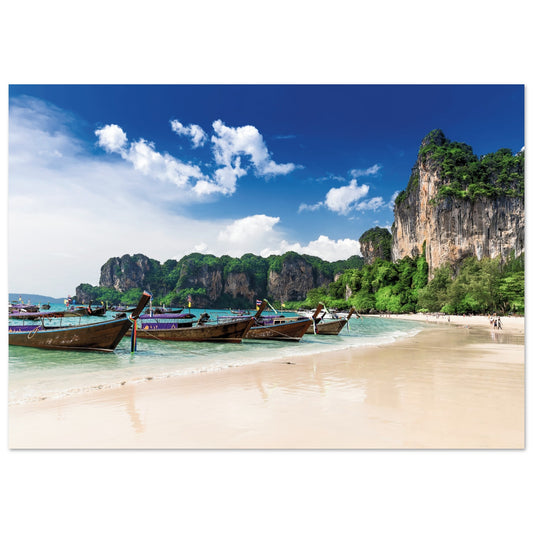 Railay Beach, Thailand Poster A1 (59.4 x 84.1 cm)