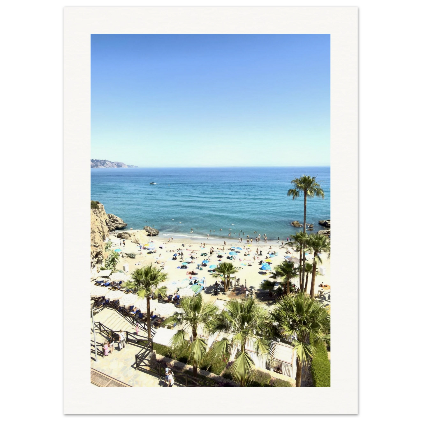 Calahonda Beach In Nerja Poster