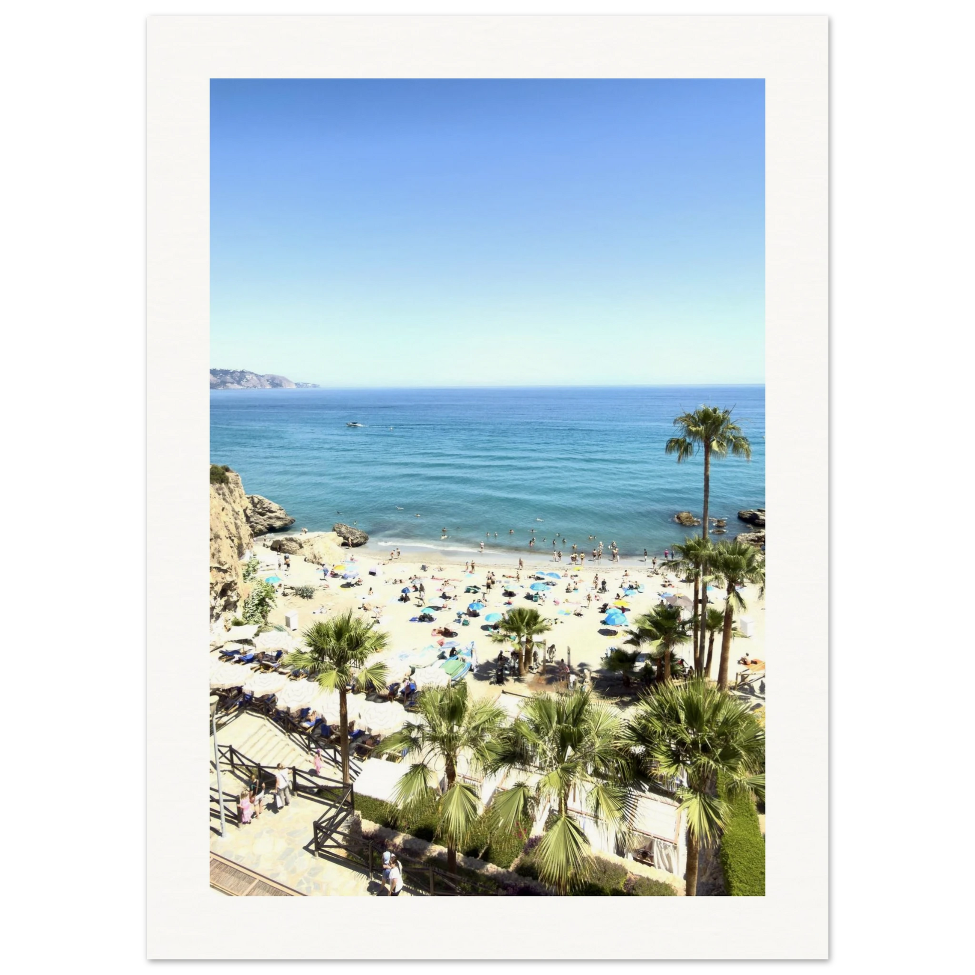Calahonda Beach In Nerja Poster