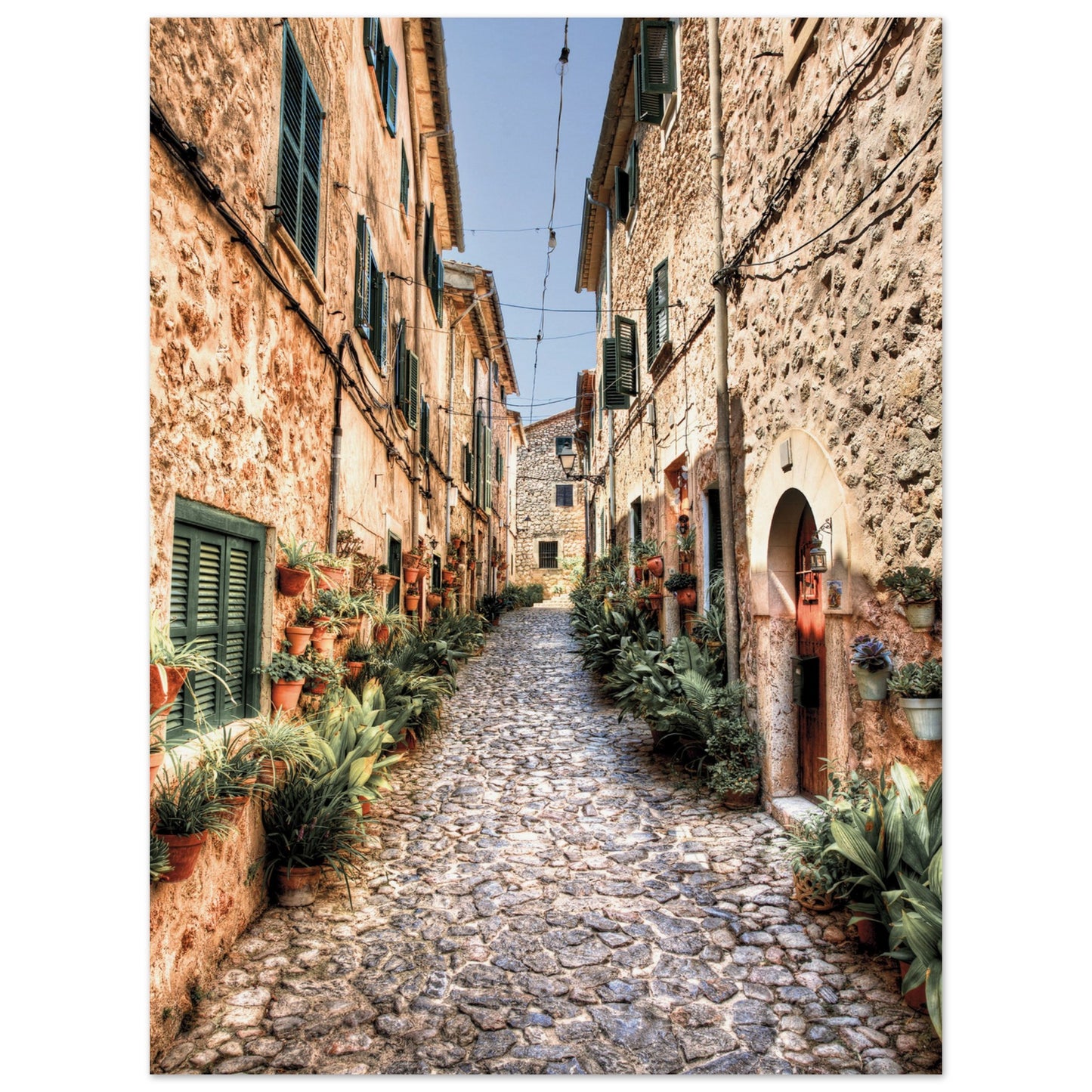 Valldemossa Hill Top Village Majorca Poster