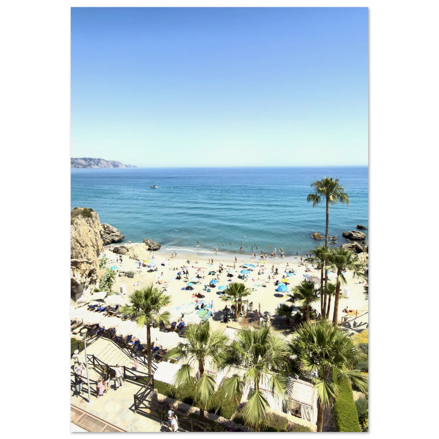 Calahonda Beach In Nerja Poster