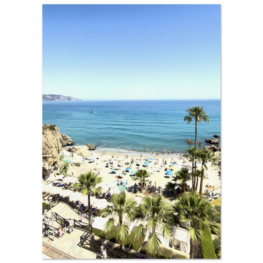 Calahonda Beach In Nerja Poster