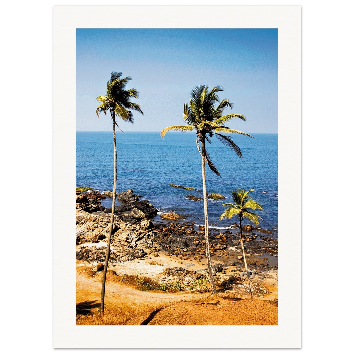 Golden Sands of Goa Poster 13x18 cm 5x7″ Border