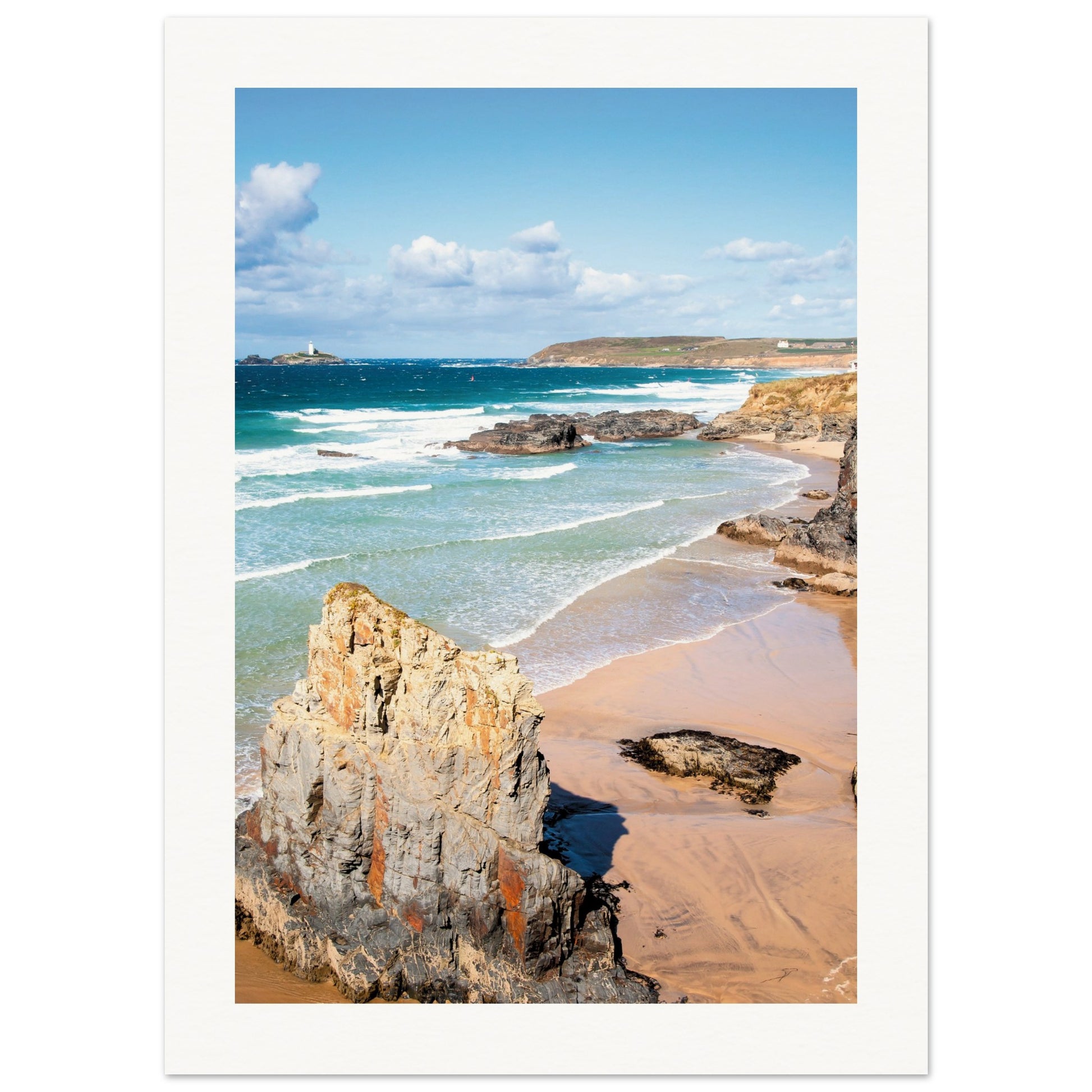 Gwithian Beach, Cornwall, UK Poster