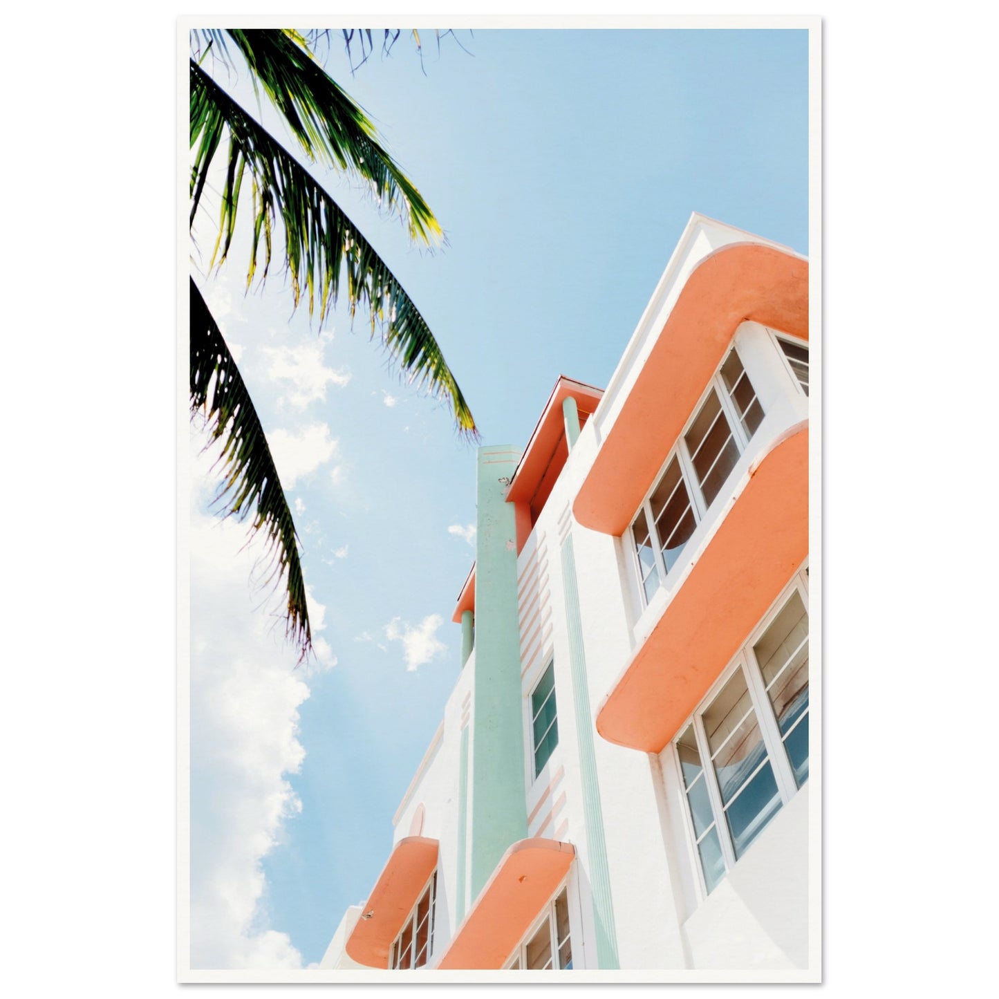 Miami Streets Poster 60x90 cm 24x36″ Border