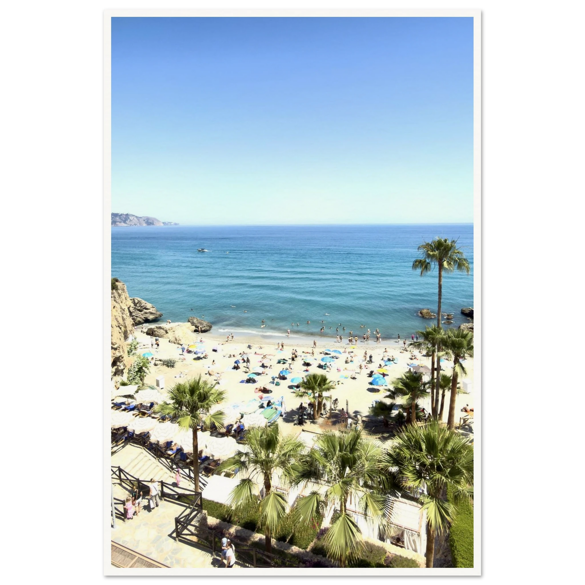 Calahonda Beach In Nerja Poster