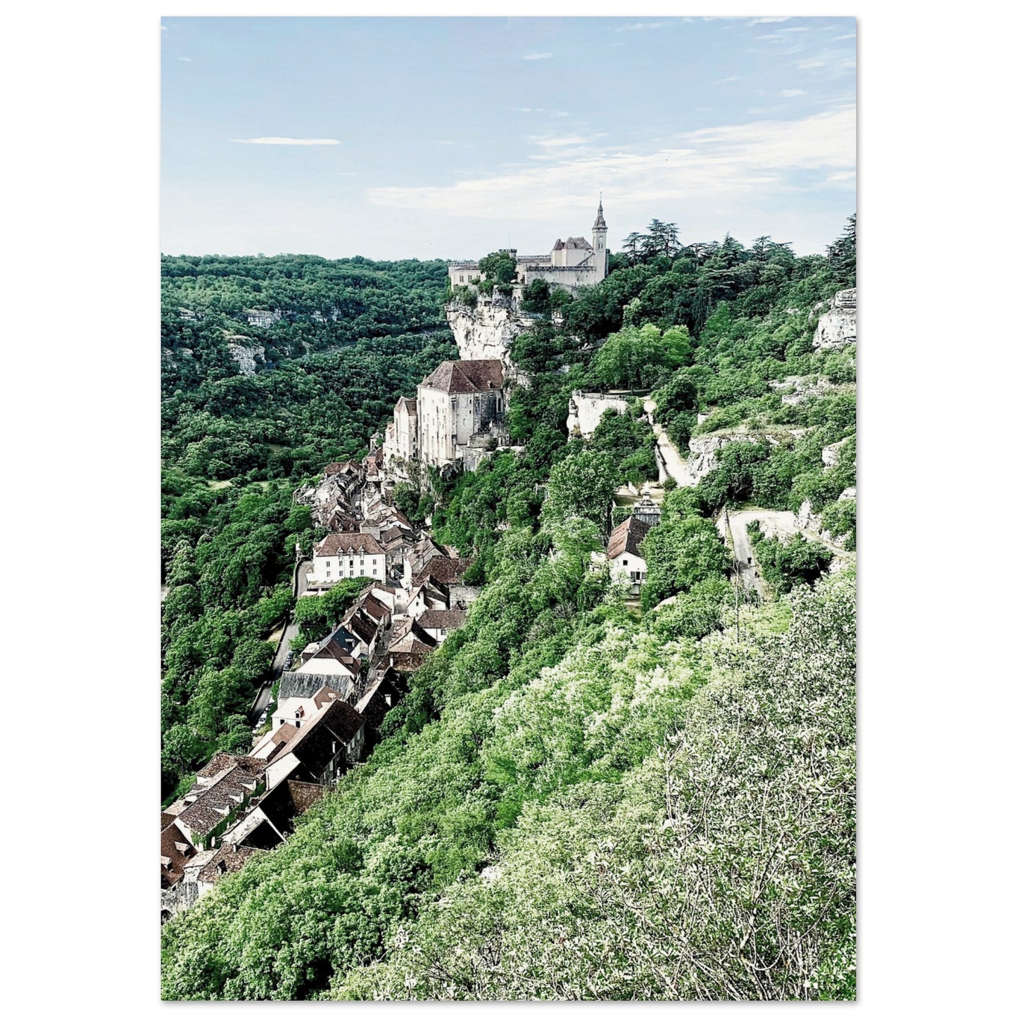 Rocamadour South Western France Poster A1 (59.4 x 84.1 cm)