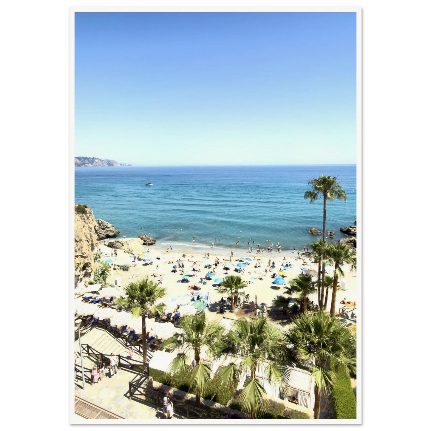 Calahonda Beach In Nerja Poster