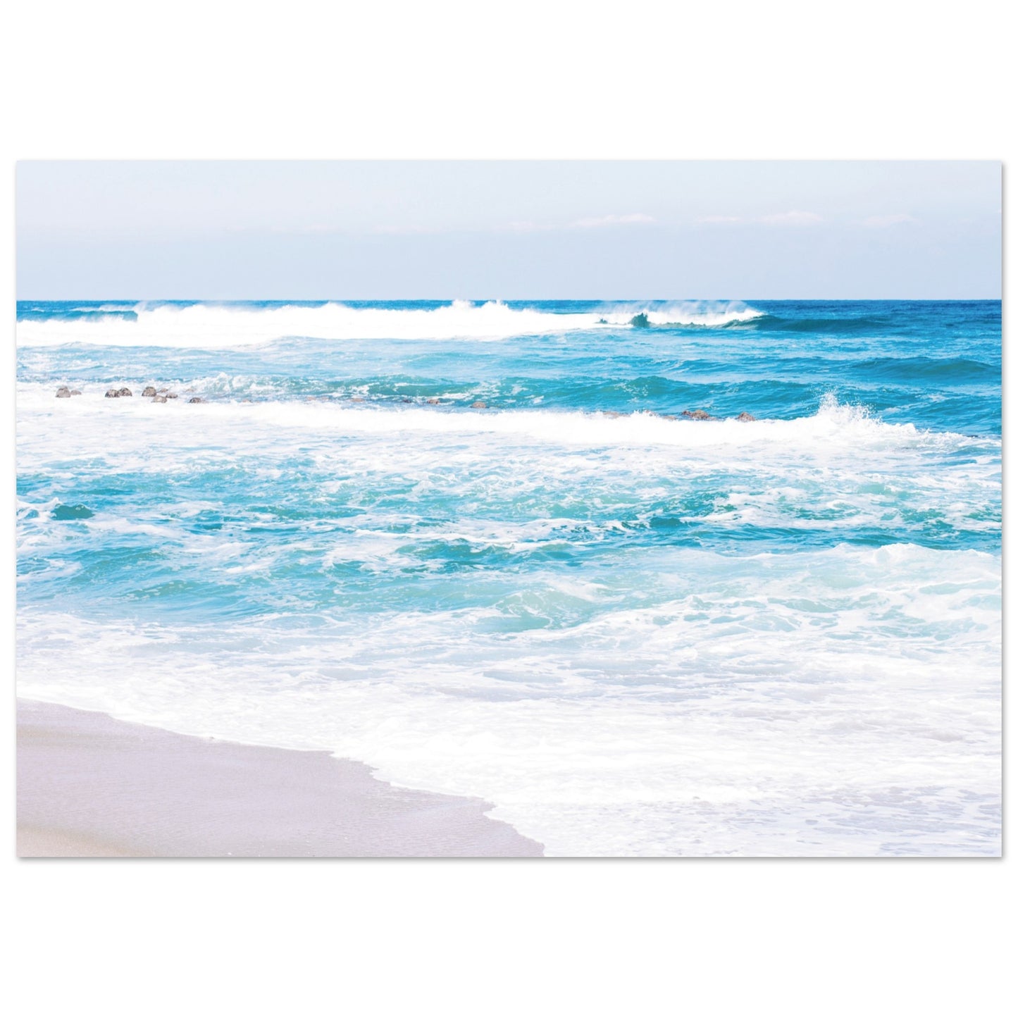 Winter Ocean Seascape Print A3 (29.7 x 42 cm)