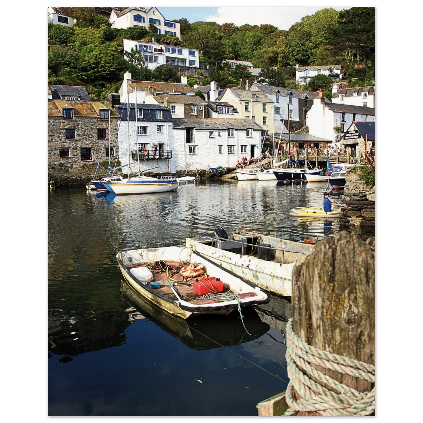 Polperro Cornwall, UK Poster 40x50 cm 16x20″ No Border