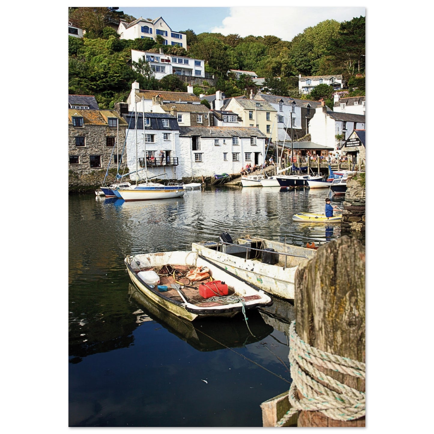 Polperro Cornwall, UK Poster 21x29.7 cm 8x12" No Border