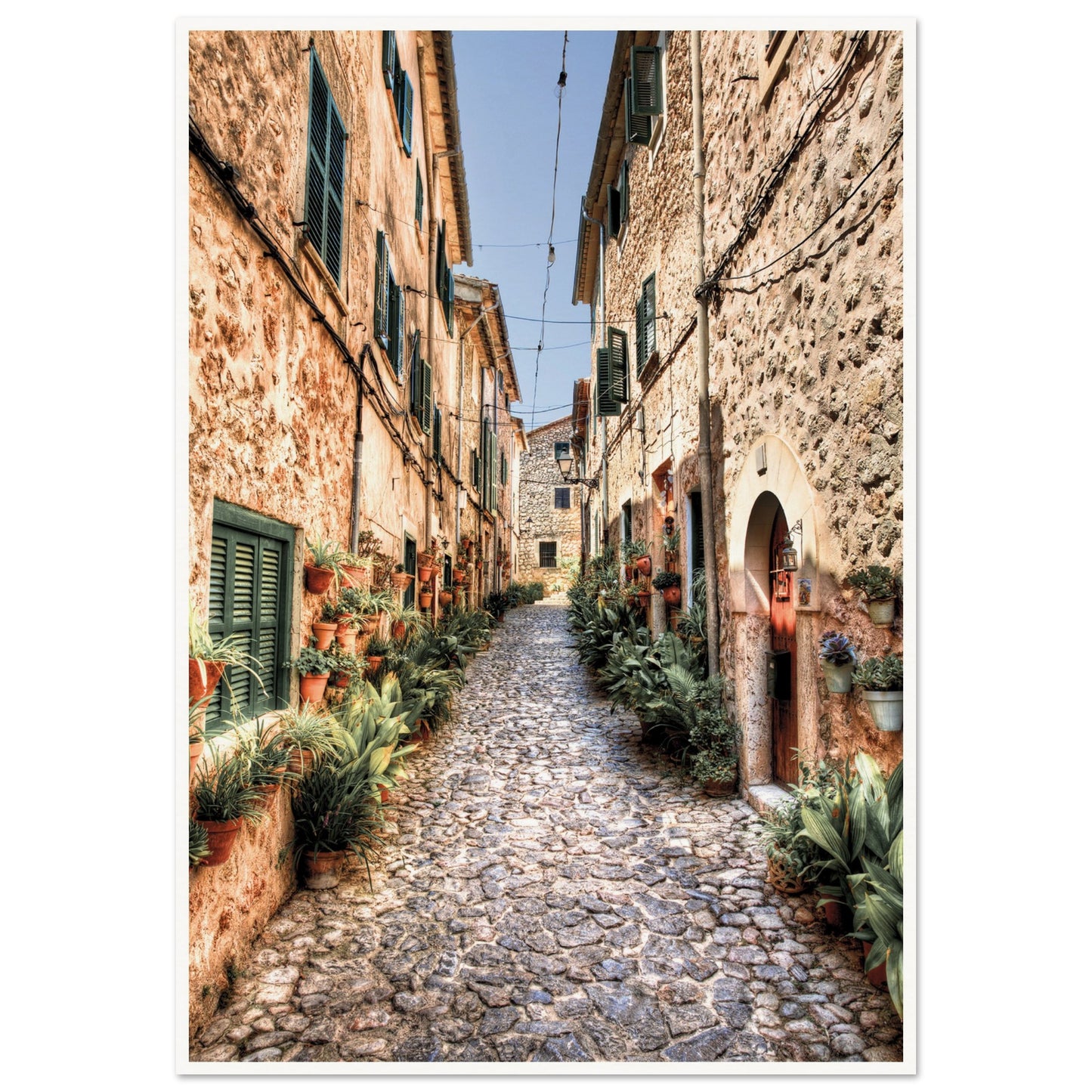 Valldemossa Hill Top Village Majorca Poster