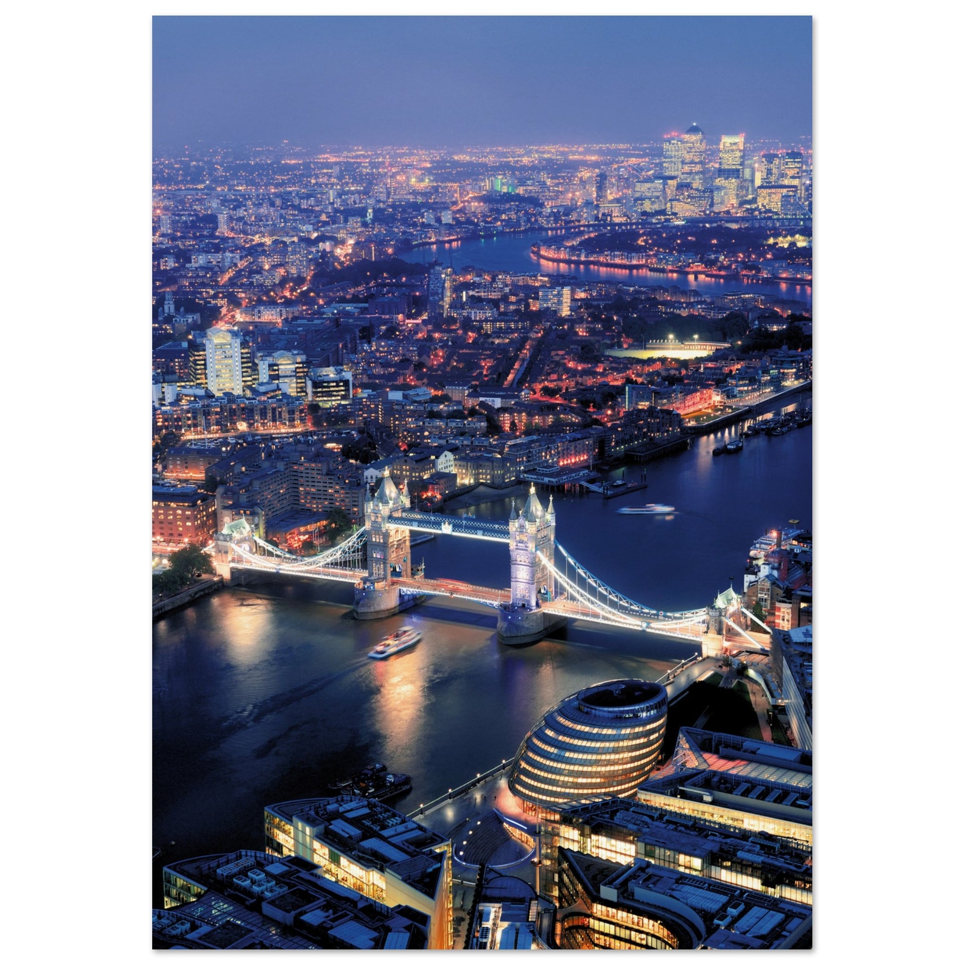 London Tower Bridge Poster A4 (21x29.7 cm) No Border