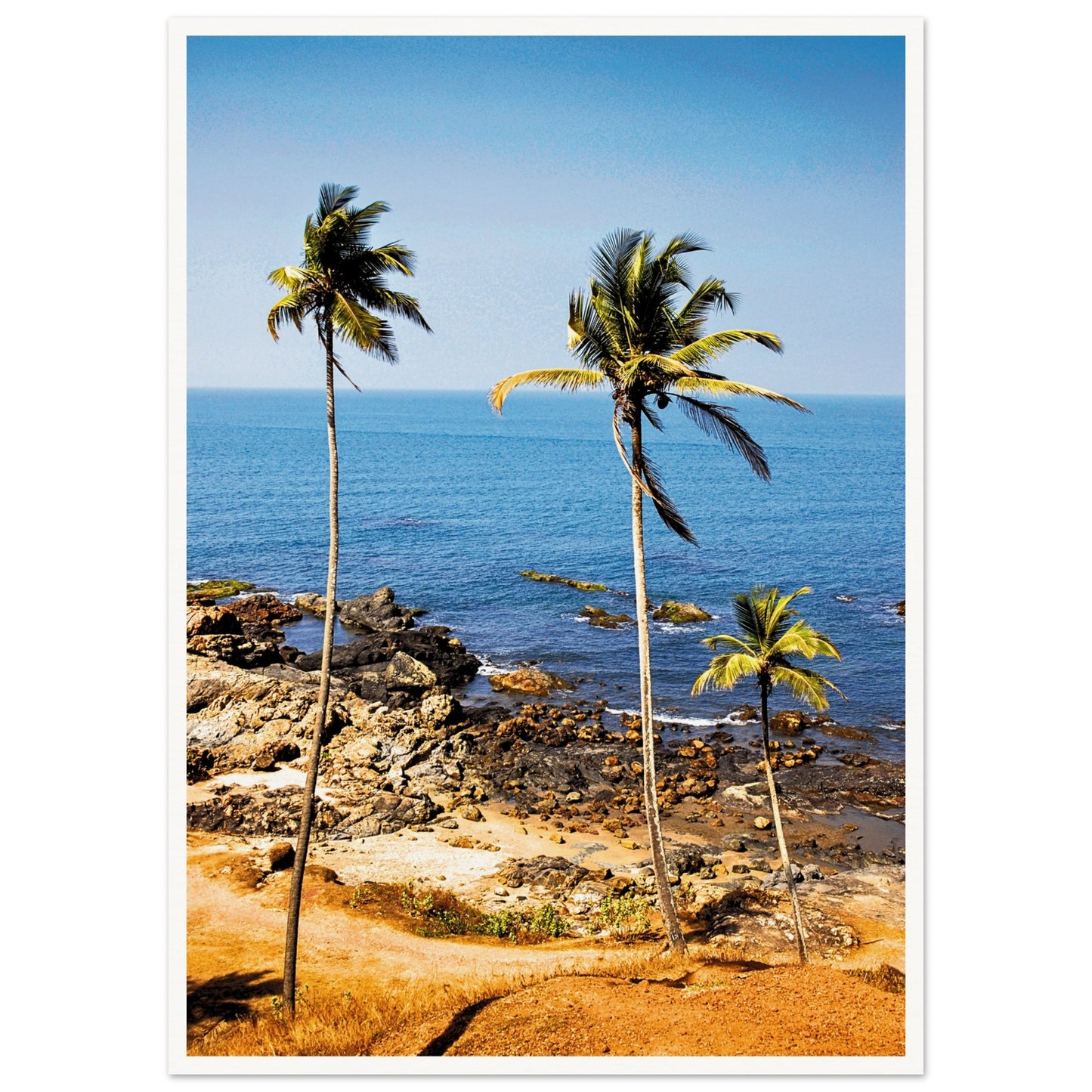 Golden Sands of Goa Poster 50x70 cm 20x28″ Border